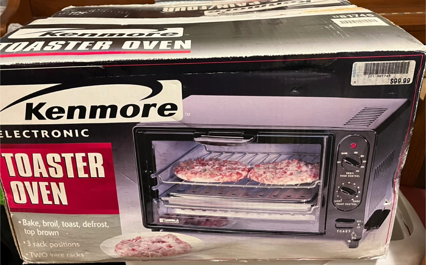 Kenmore Electronic Toaster Oven - New in box - photo 3