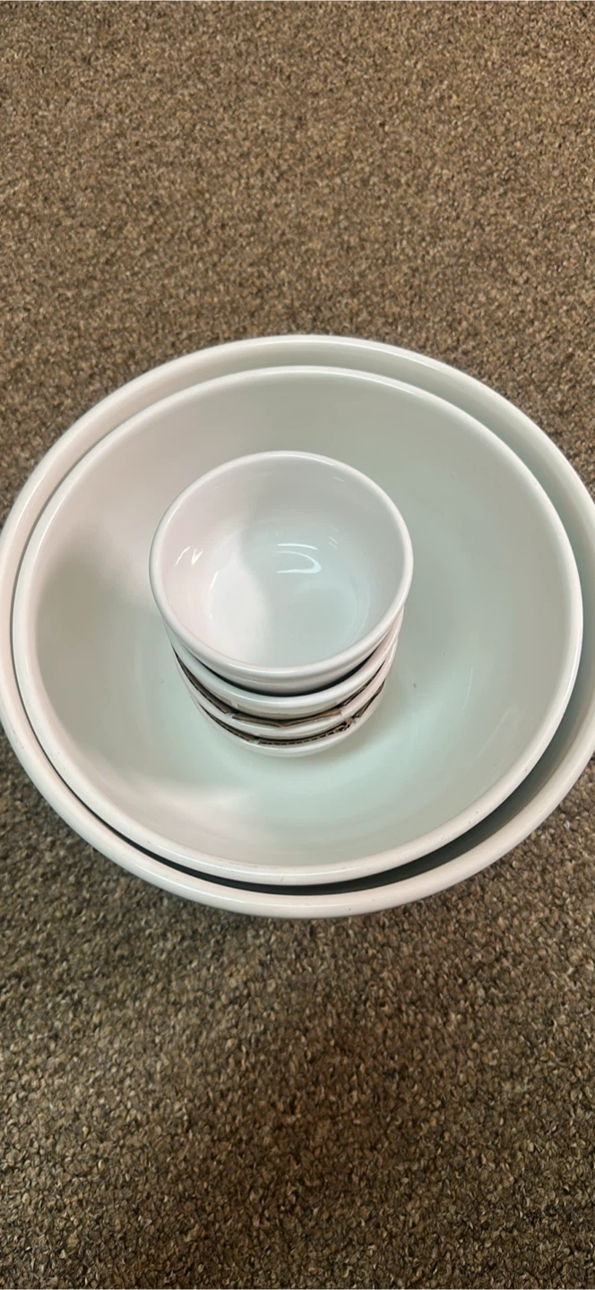 Figmint and Threshold White Mixing Bowl Set - photo 2