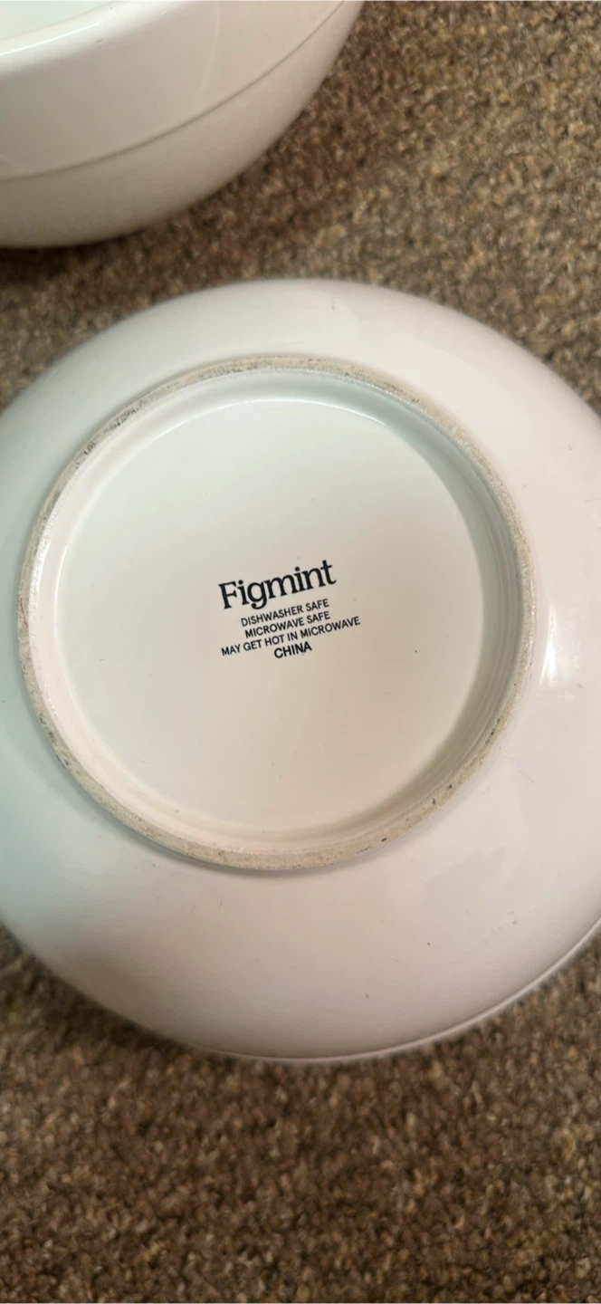 Figmint and Threshold White Mixing Bowl Set - photo 5