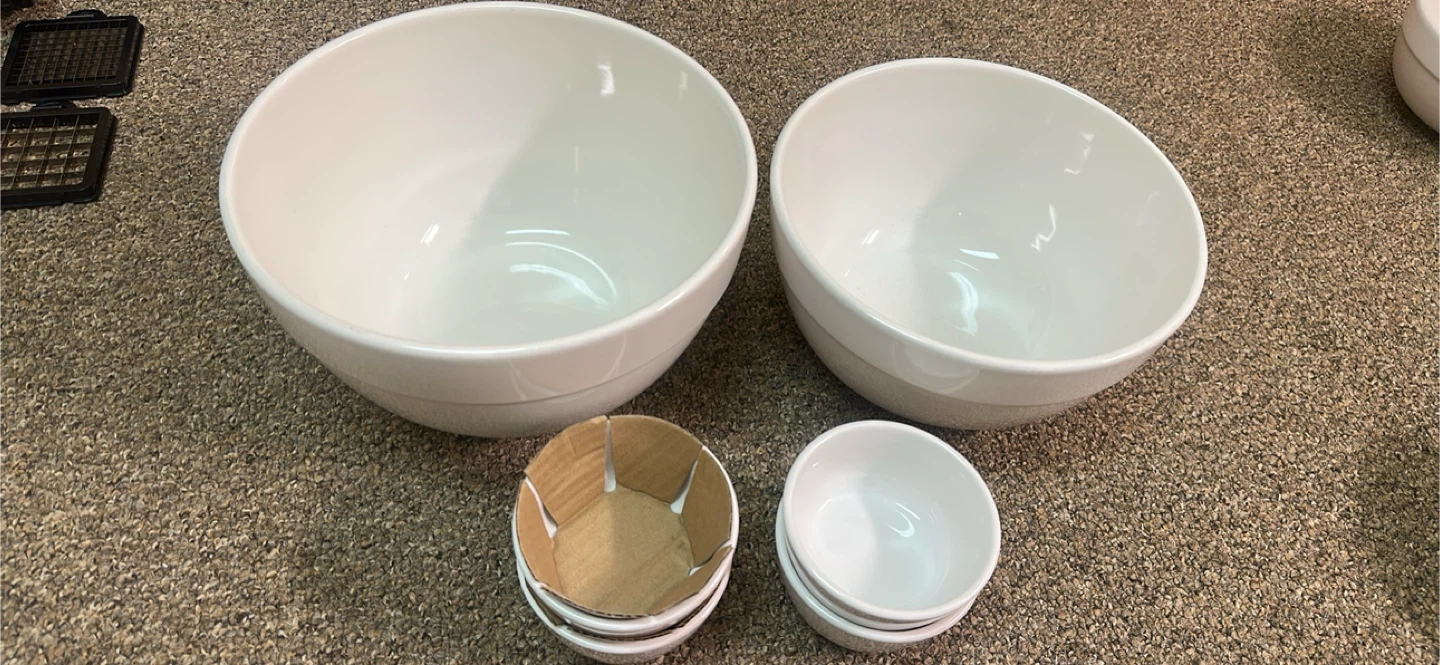 Figmint and Threshold White Mixing Bowl Set