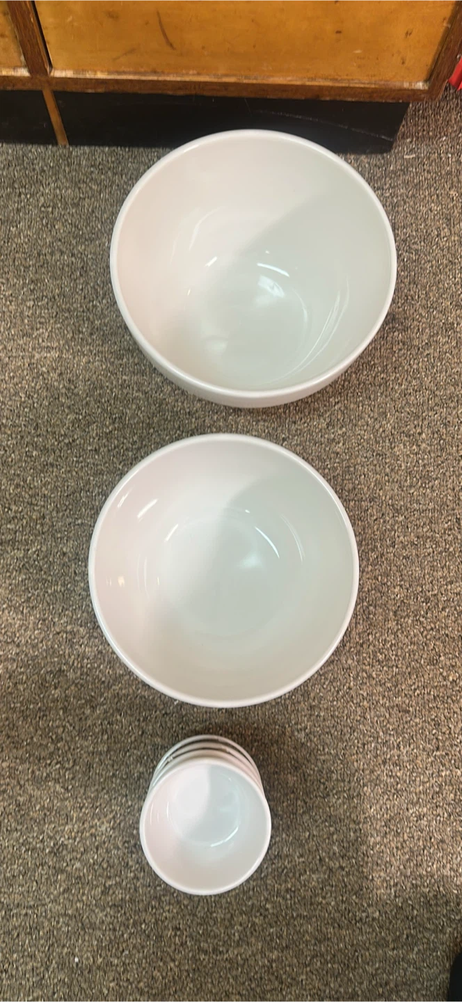 Figmint and Threshold White Mixing Bowl Set - photo 3