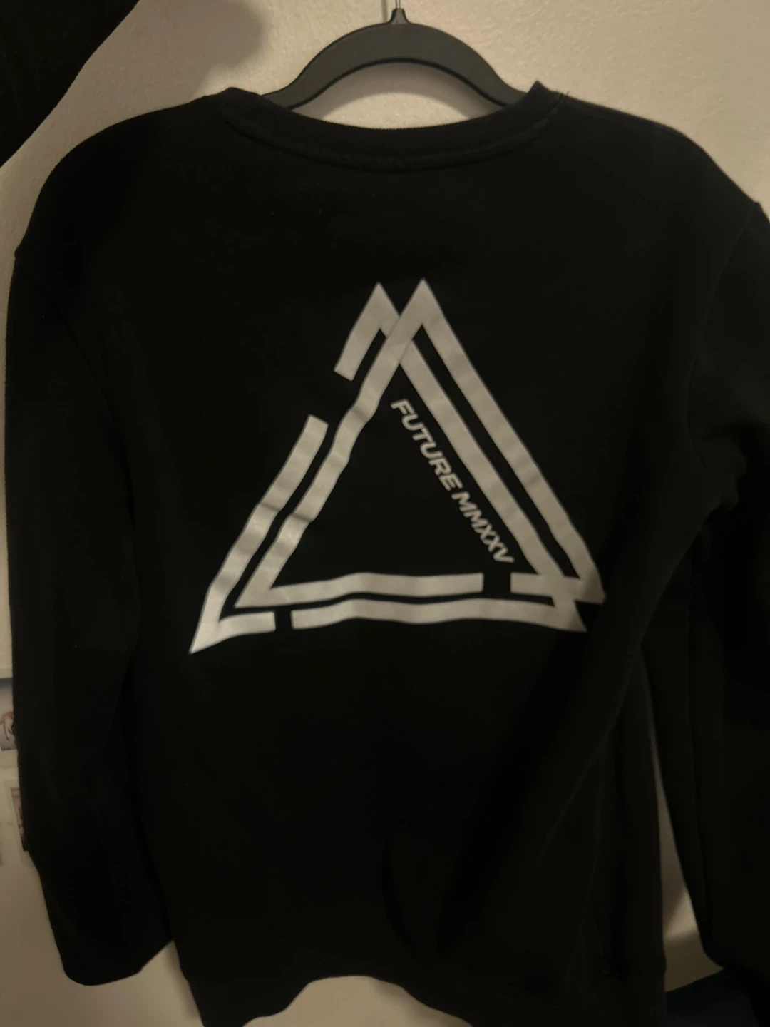 Black Crewneck Sweater "FUTURE MMXXV" - photo 3