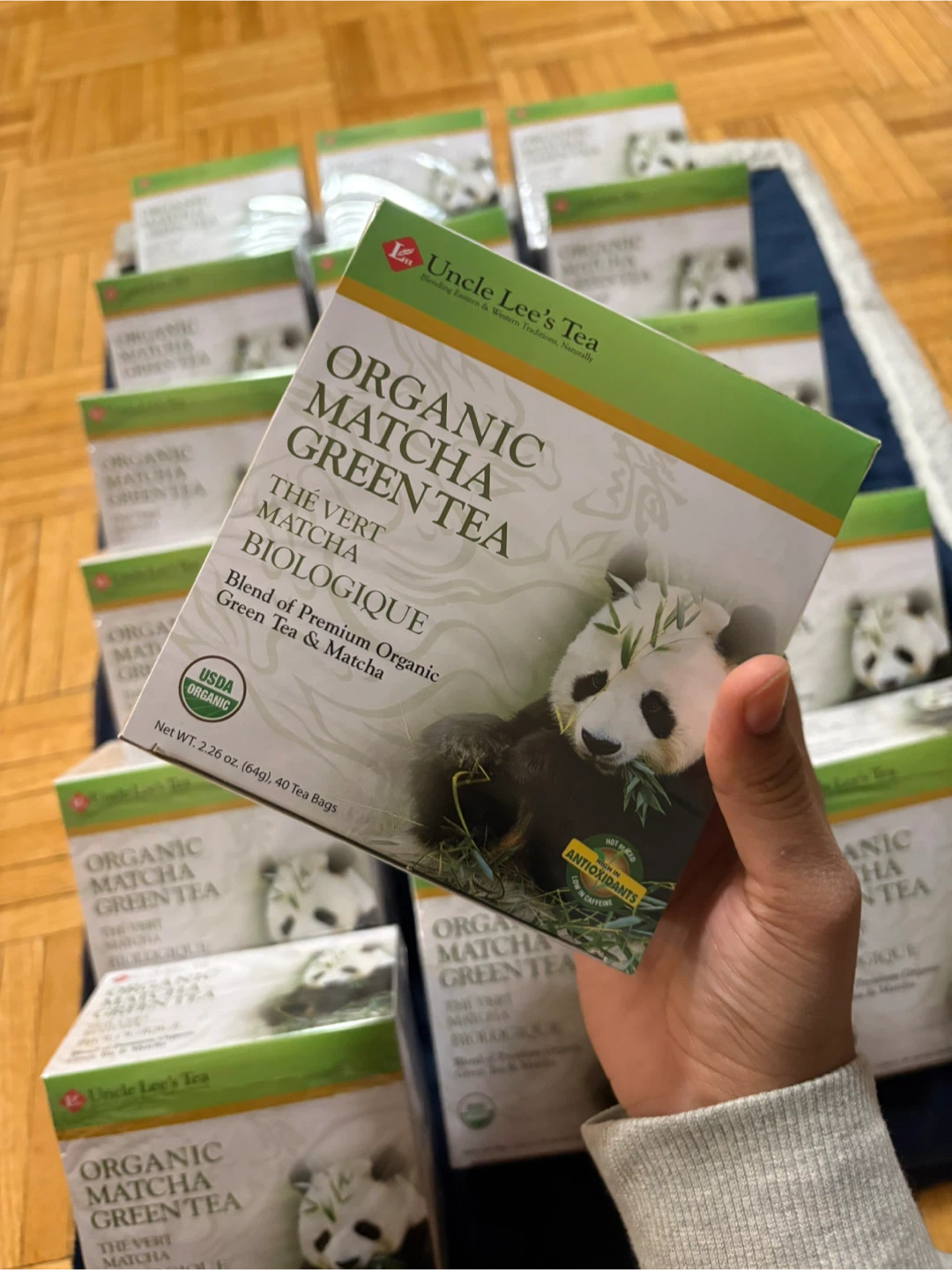 Brand New Uncle Lee's Tea Organic Matcha Green Tea 40tea bags