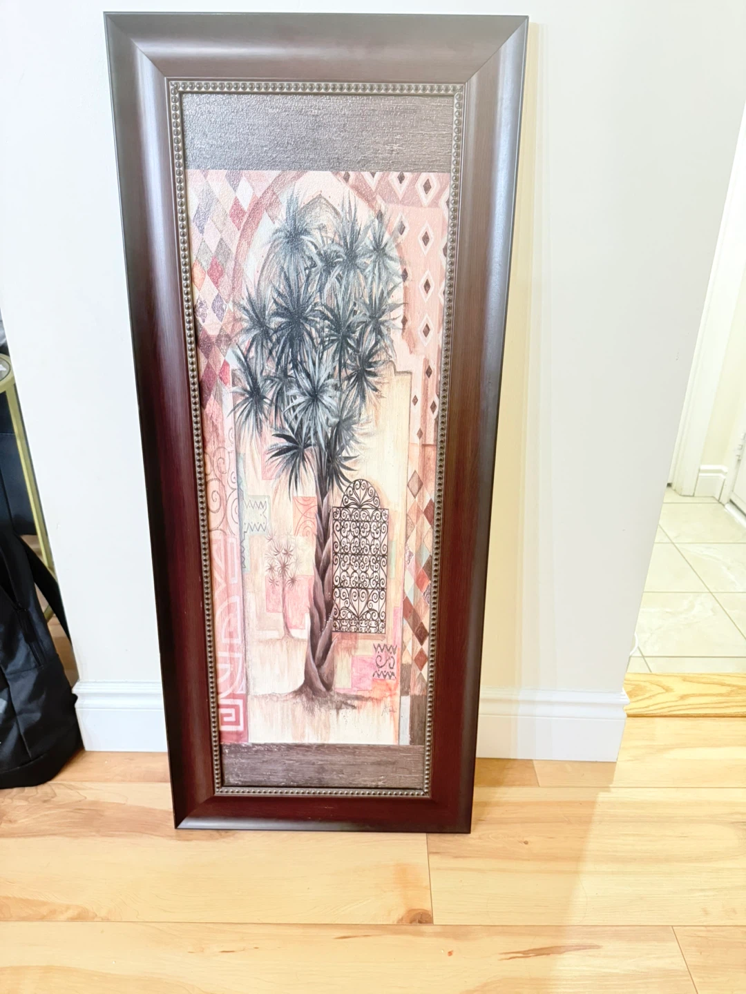 Framed Wall Art Print - Tropical Tree Design - photo 3