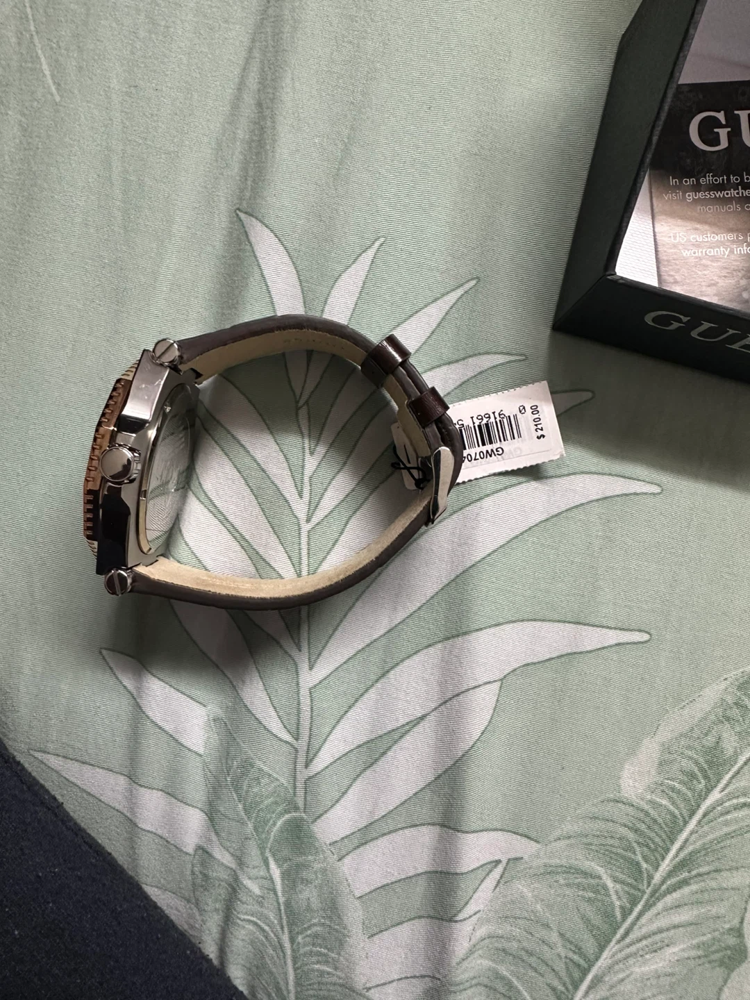 GUESS Watch with Brown Leather Strap - photo 5