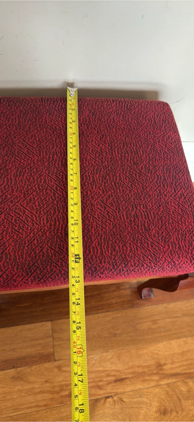 Vintage Wood Footstool (NW) - photo 5