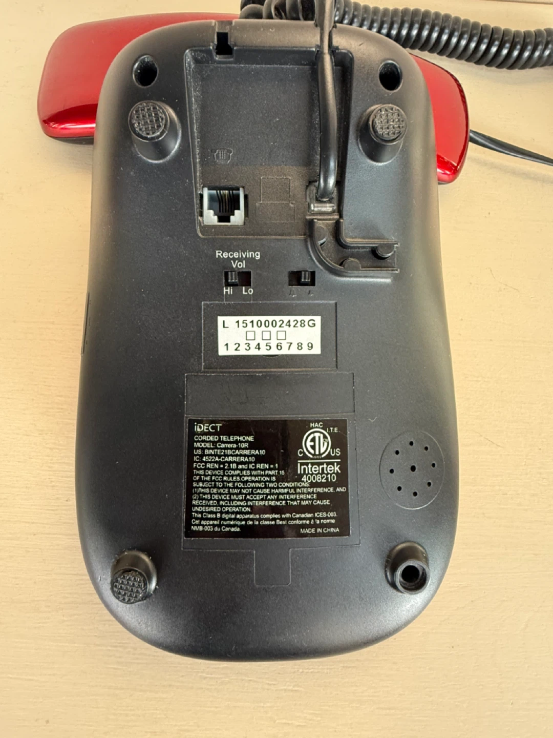 iDECT Landline Telephone (NW) - photo 4