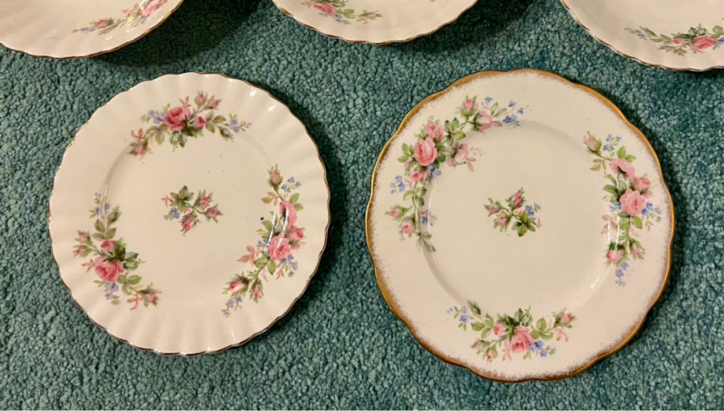 Vintage Royal Albert “ moss rose “ bone china replacement