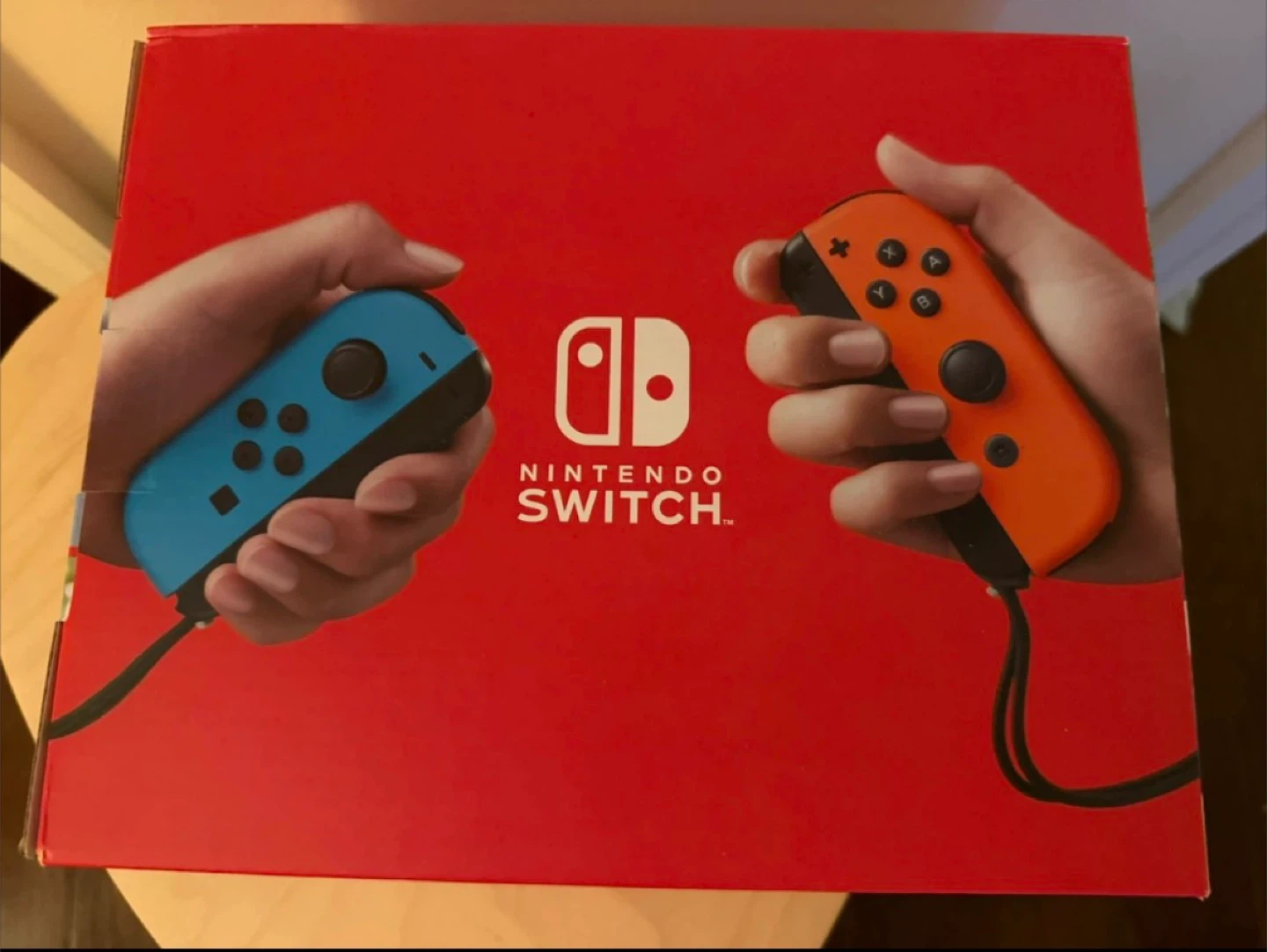 Nintendo Switch Console with Neon Blue and Red - photo 2