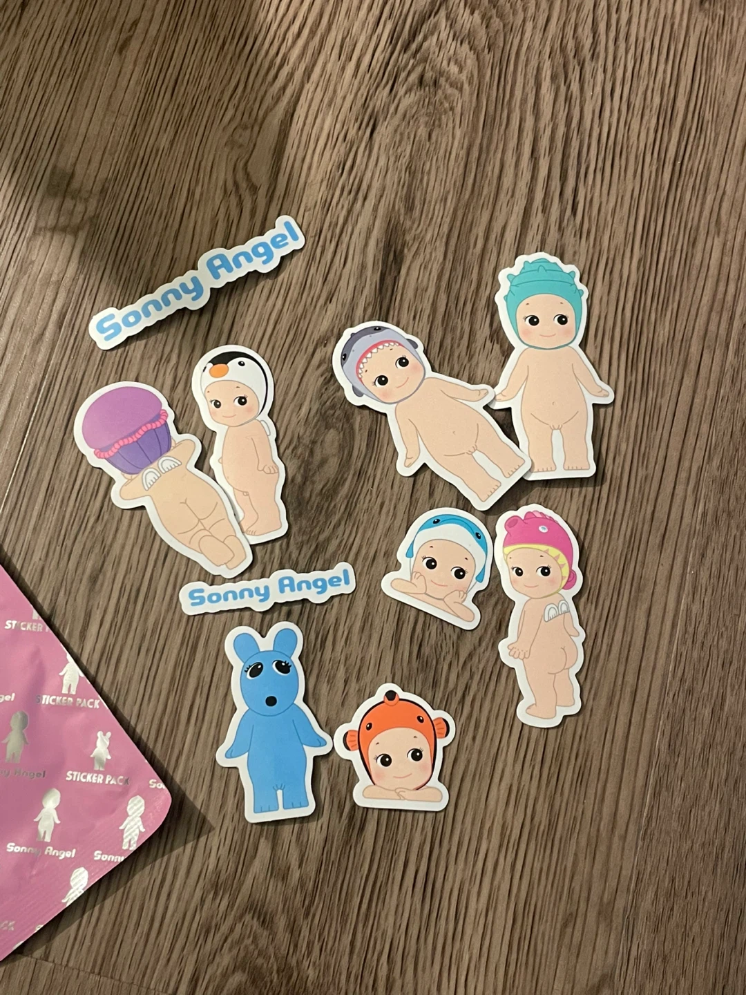 Authentic Sonny Angel Sticker Set Marine Series