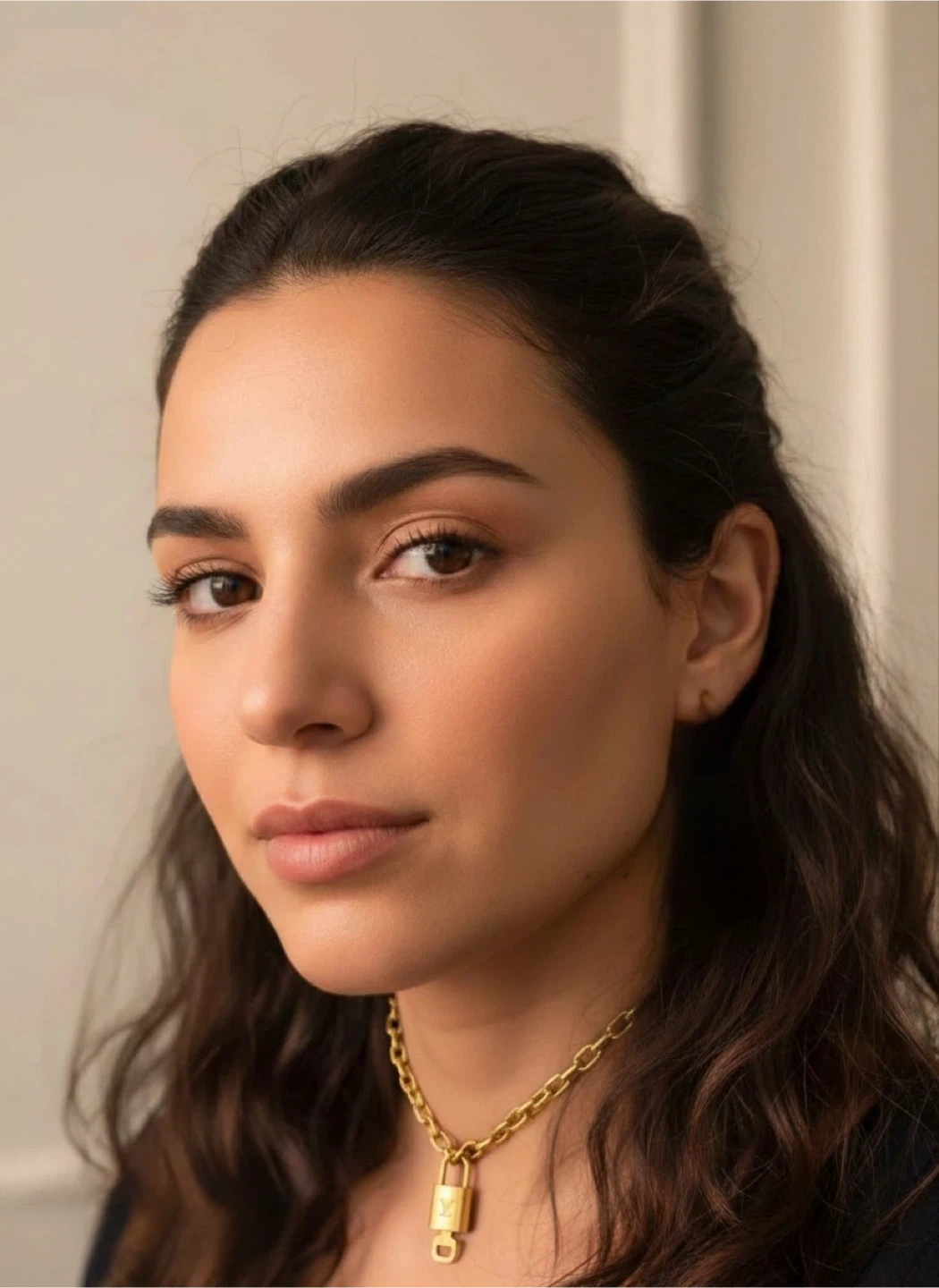 Louis Vuitton Padlock Necklace Gold - photo 3