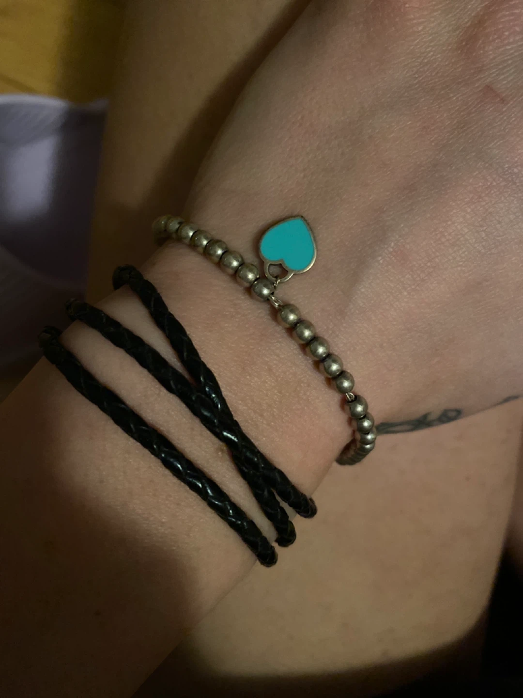 Pandora Double Leather Bracelet - Black - photo 3