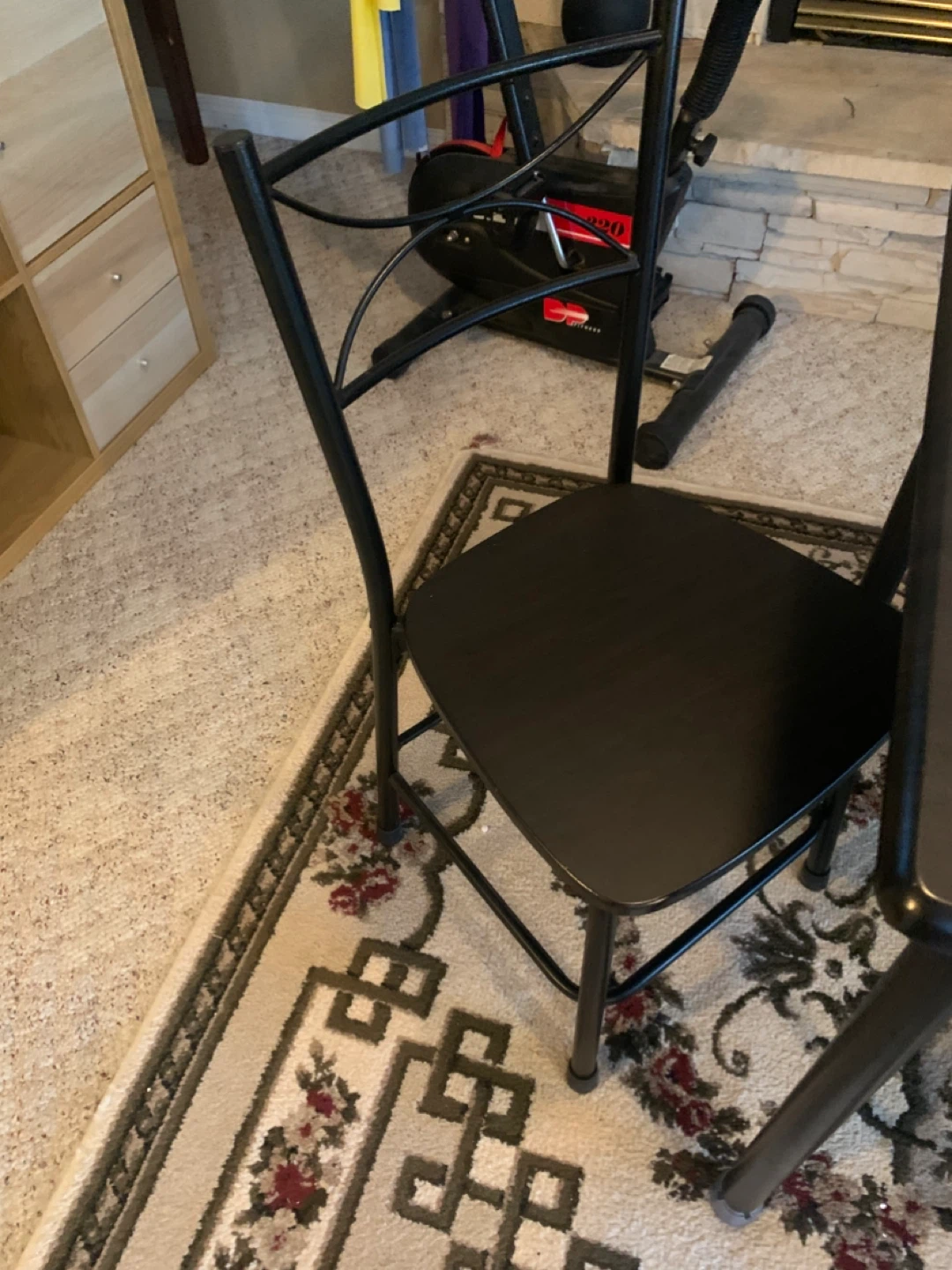 Black Dining Table and Chairs Set - photo 3