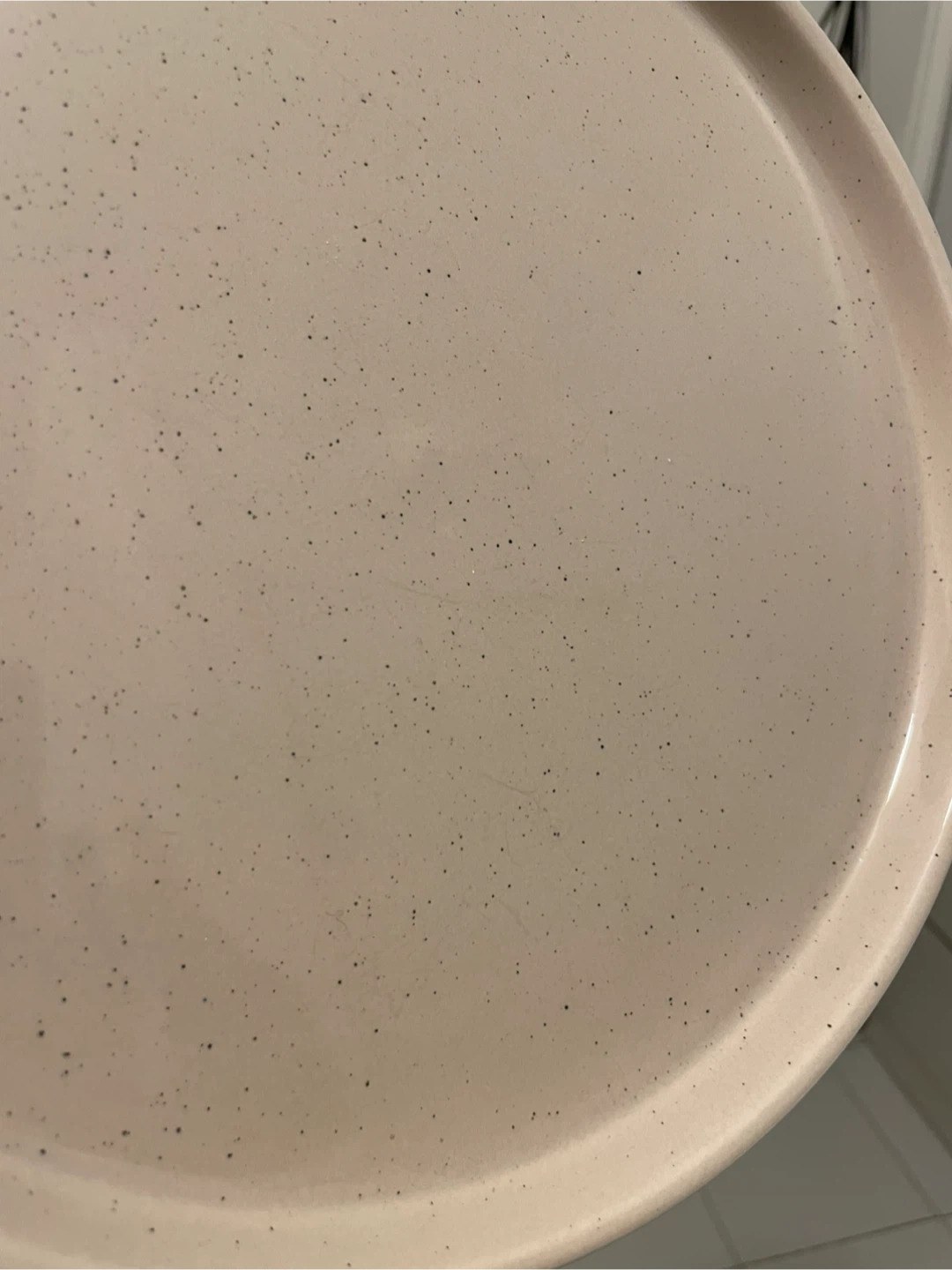 Set of speckled ceramic dinner plates + bowls - photo 5