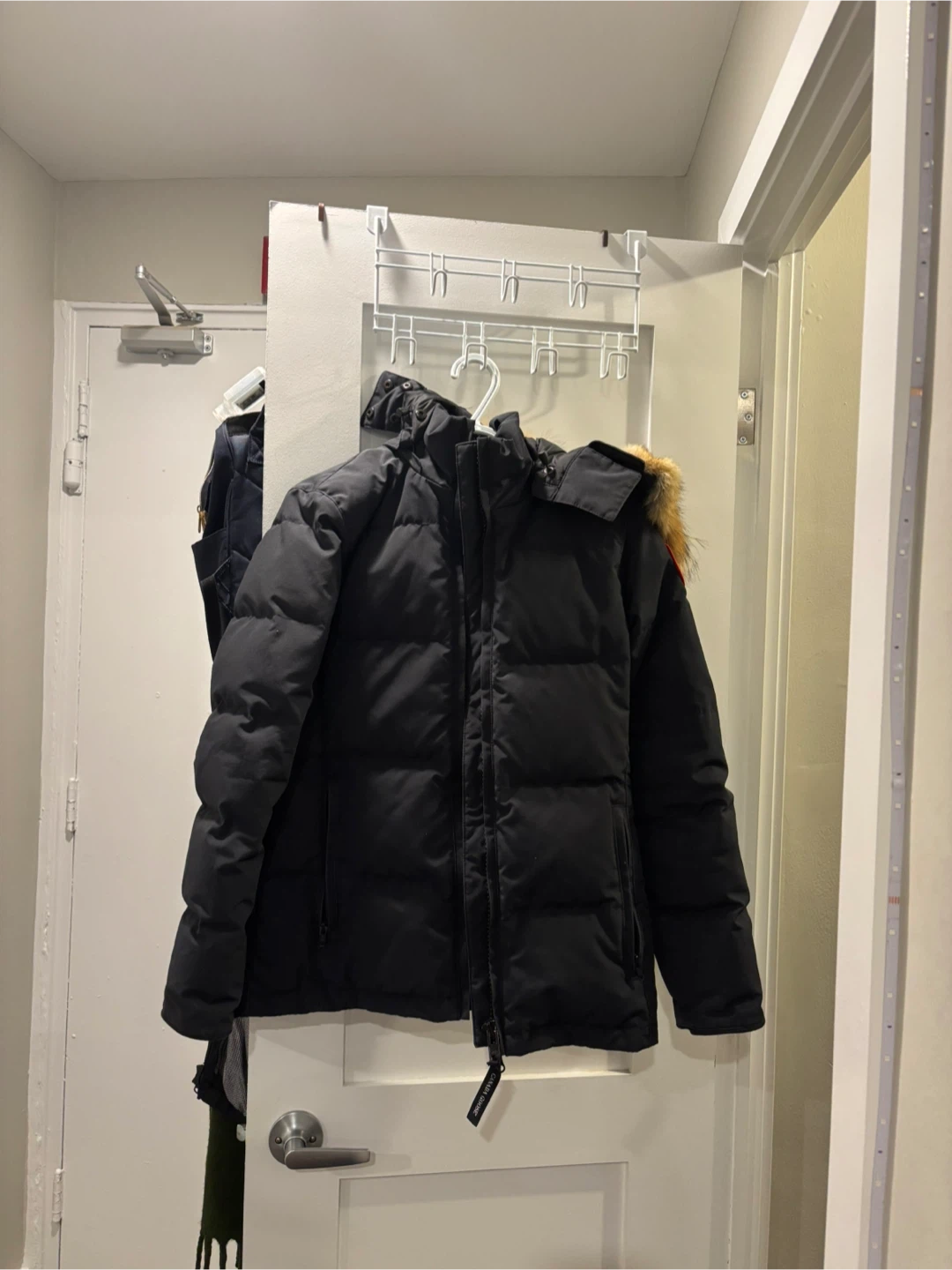 Canada Goose Black Puffer Jacket with Fur Hood - photo 5