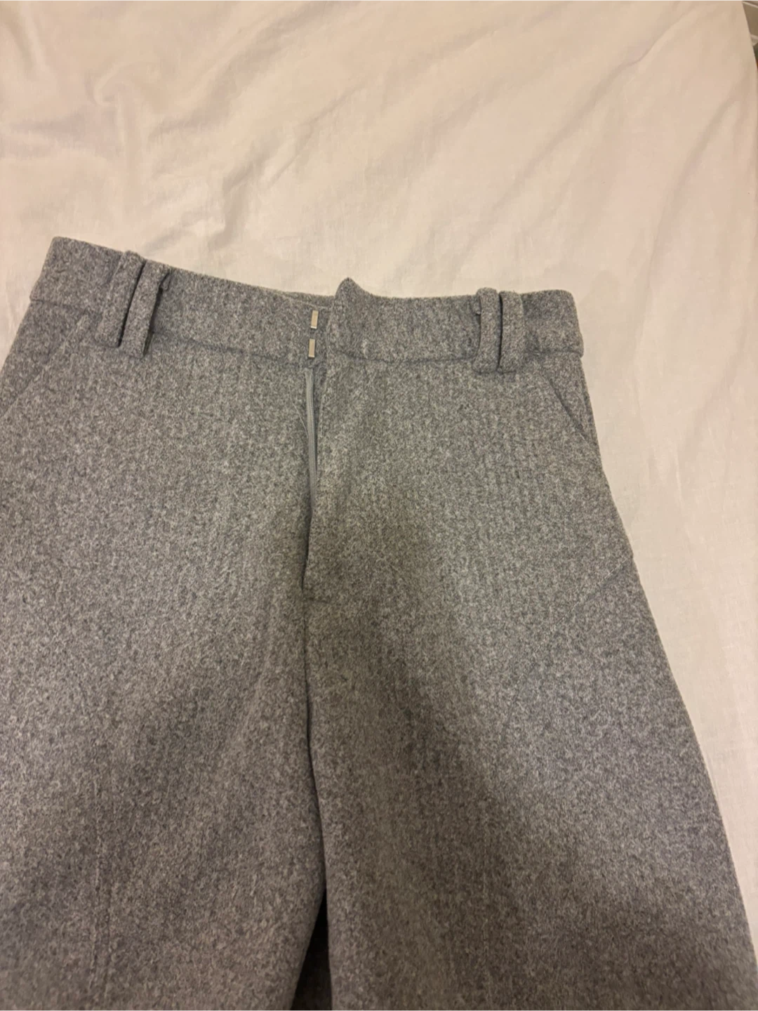 Laminapparel Grey Wide Leg Pants Size S - photo 2