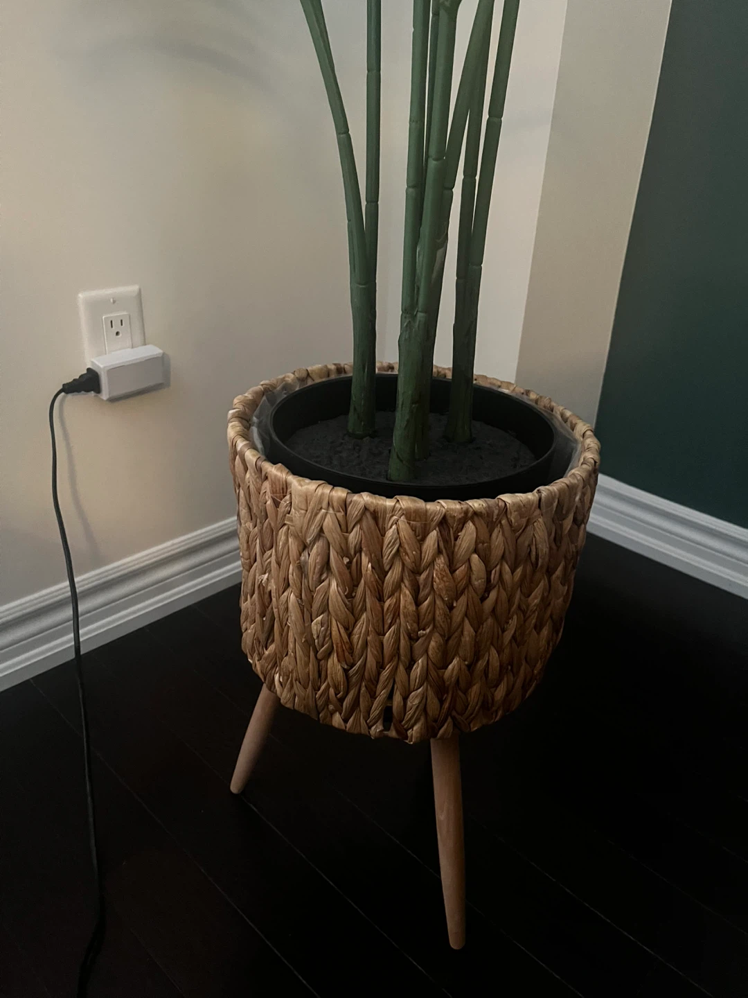 Artificial Areca Palm Plant in Woven Basket - photo 5