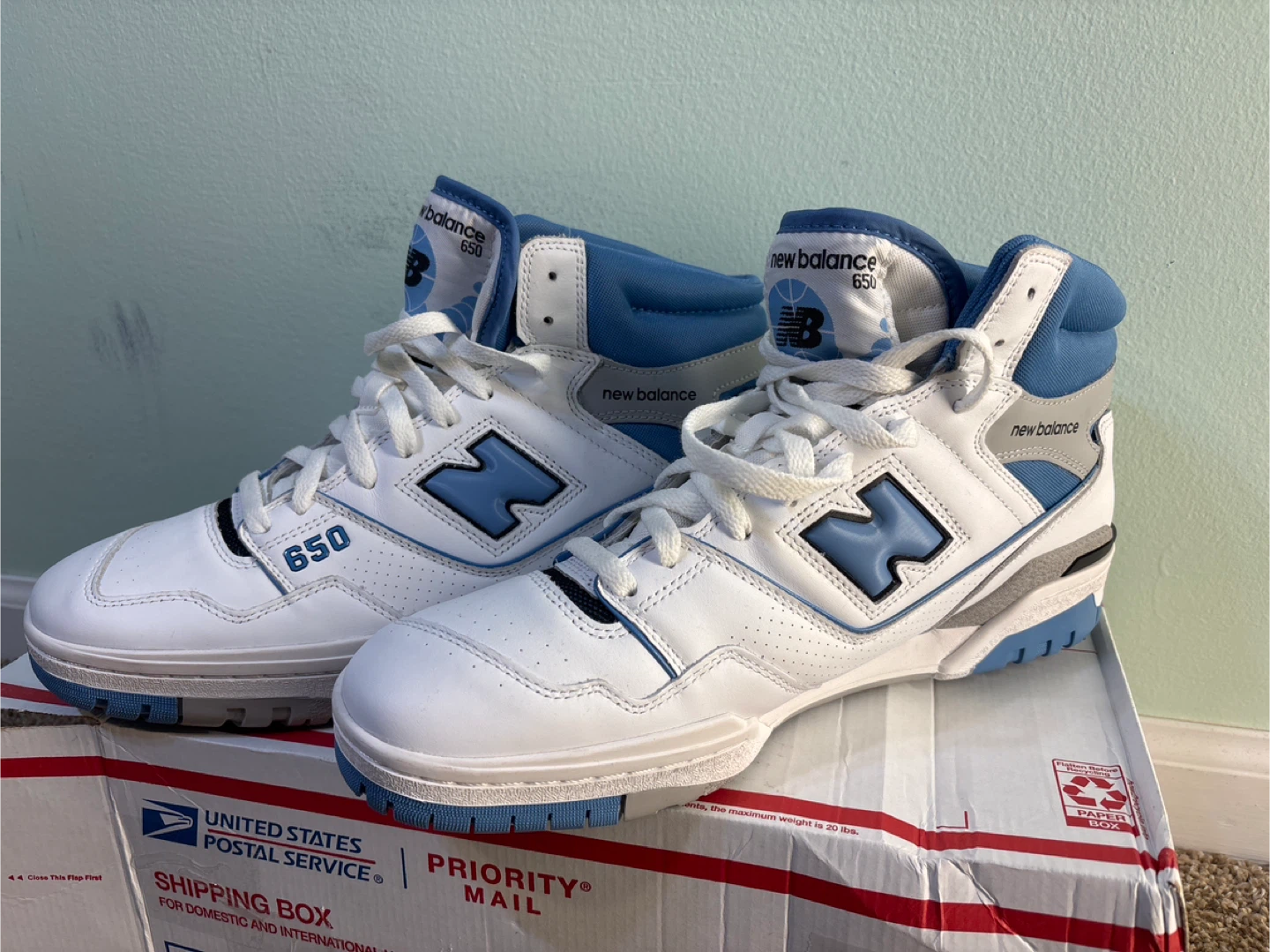 New Balance 650 High Top Sneakers size 11.5