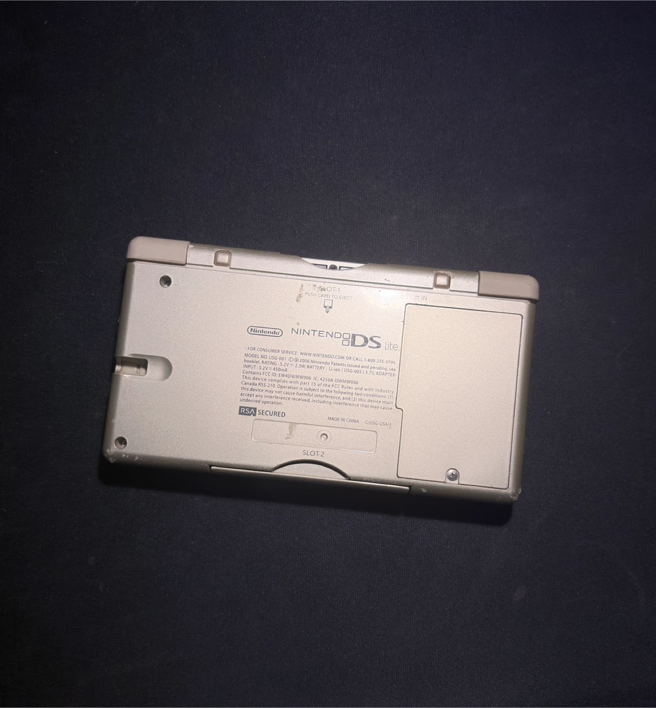 Nintendo DS Lite limited Edition Zelda Gold with Games - photo 3