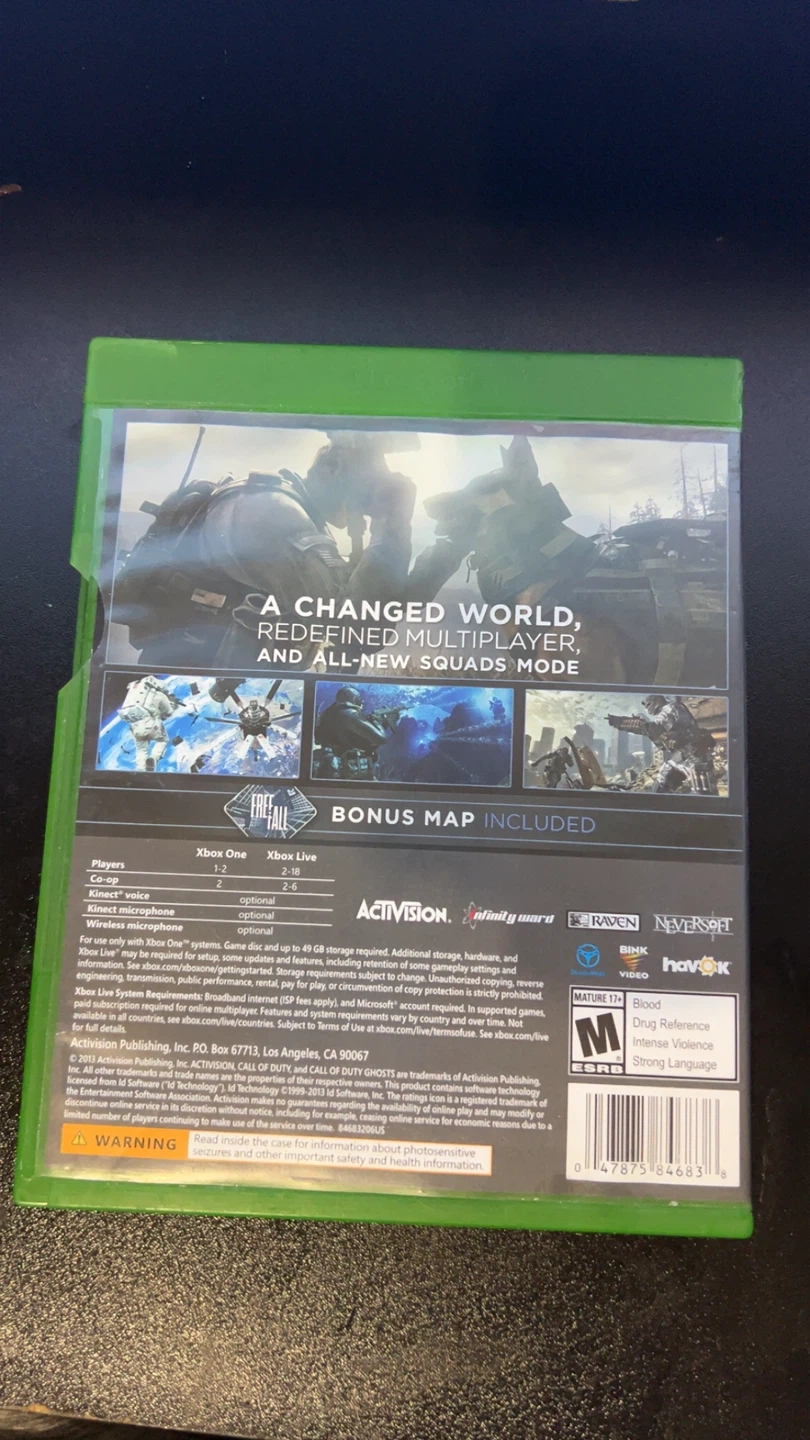 Call of Duty: Ghosts Xbox One Video Game - photo 2
