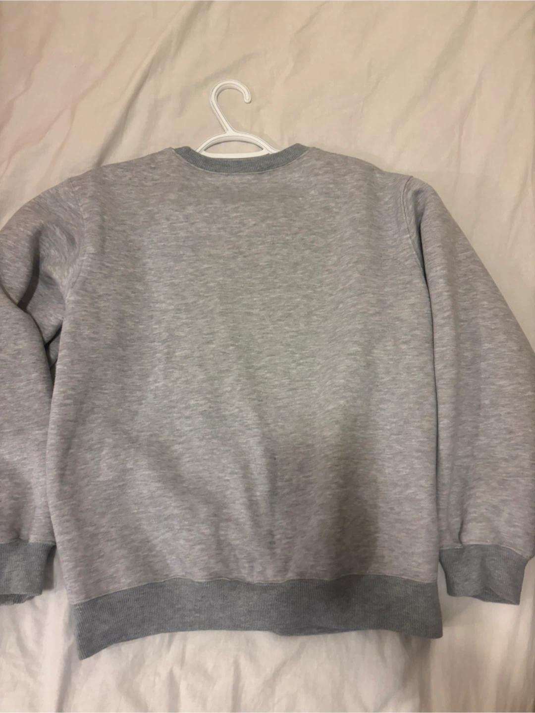 Fleeced Grey Crewneck Sweatshirt - photo 4