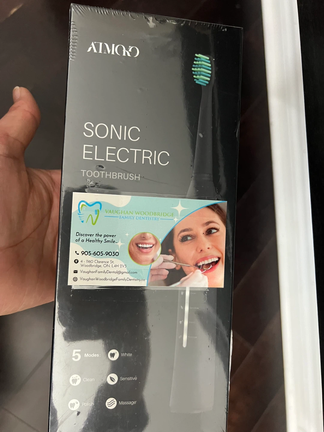 AIMOO Sonic Electric Toothbrush - Black