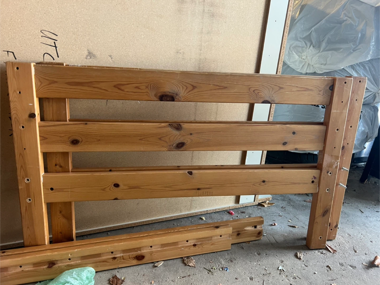 IKEA Wood Toddler Bed Frame with Dinosaur Accents - photo 4