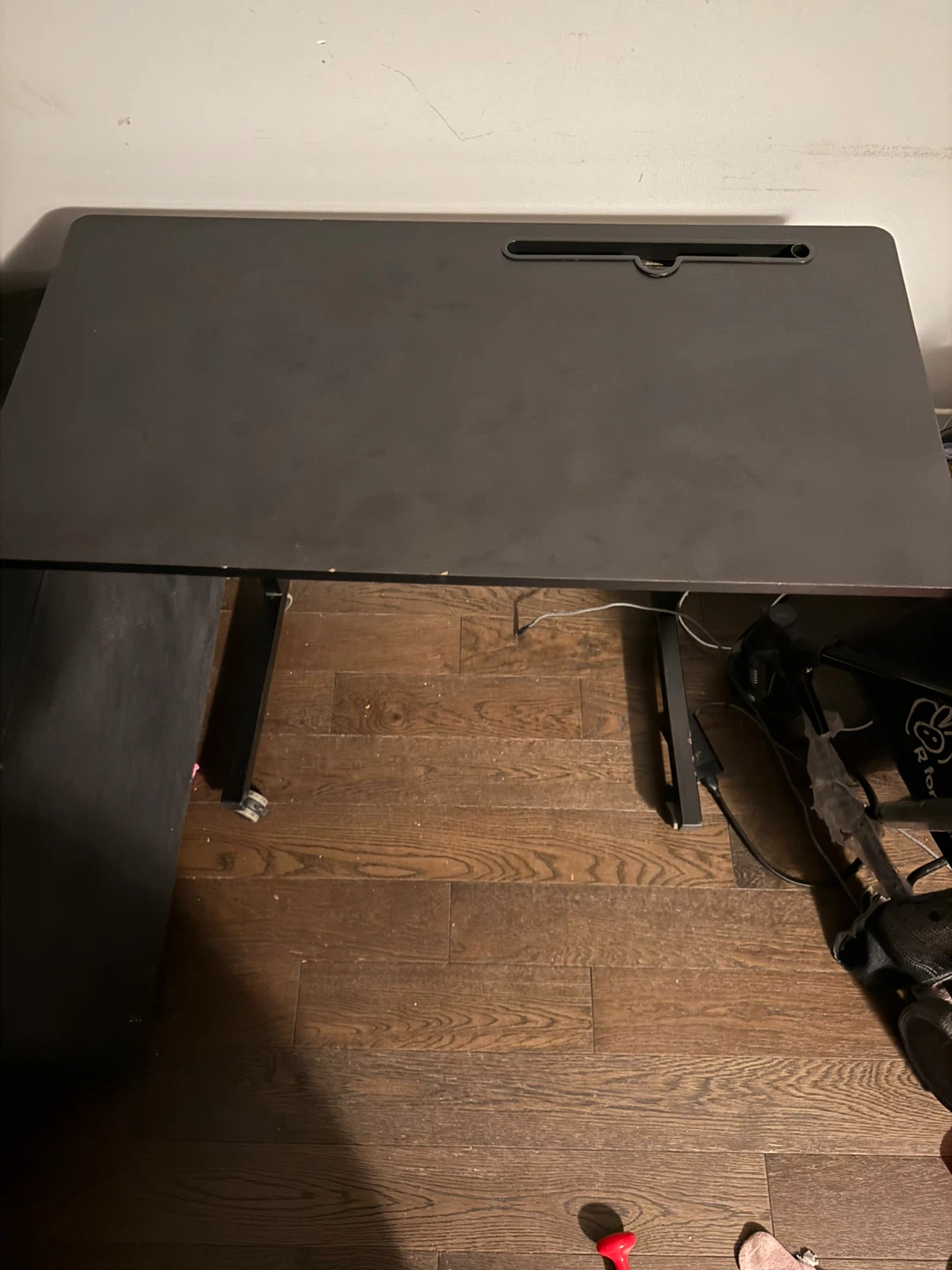 Black Standing Desk with Tablet Slot - photo 2