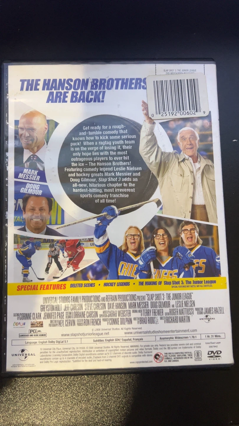 Slap Shot 3: The Junior League DVD - photo 2