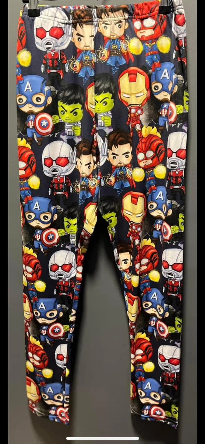 Marvel Avengers Chibi Print Leggings