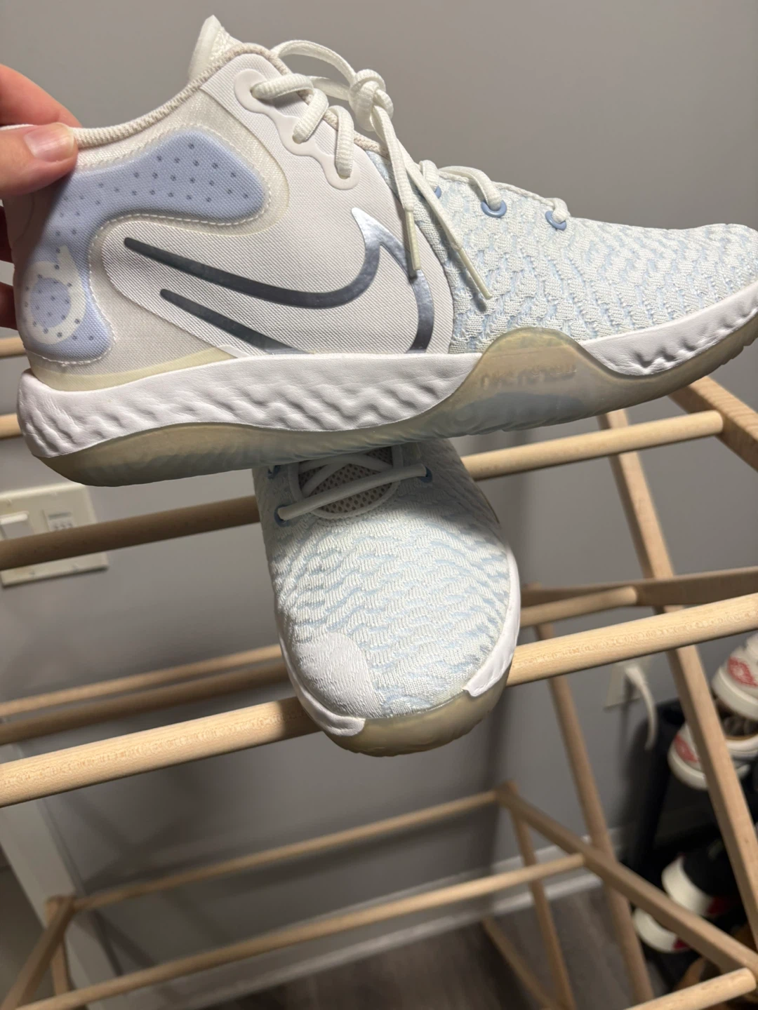 Nike KD 15 Basketball Shoes White/Ice Blue - photo 2