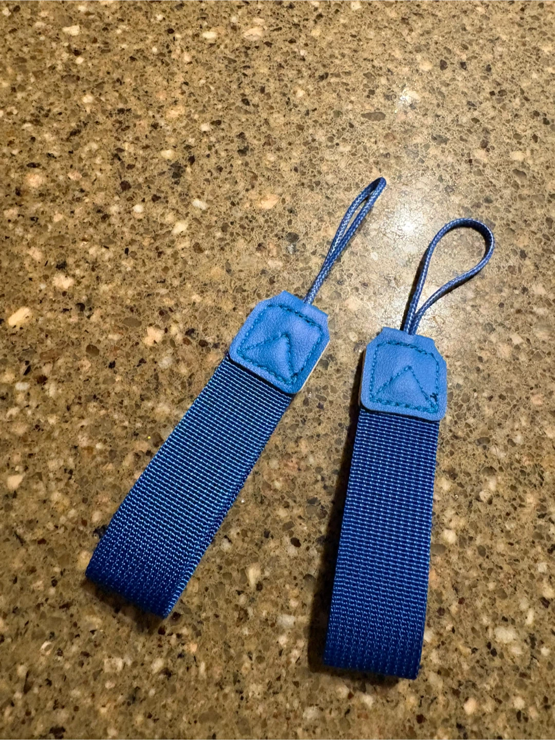 Blue Nylon Zipper Pulls / Luggage Zipper Extensions