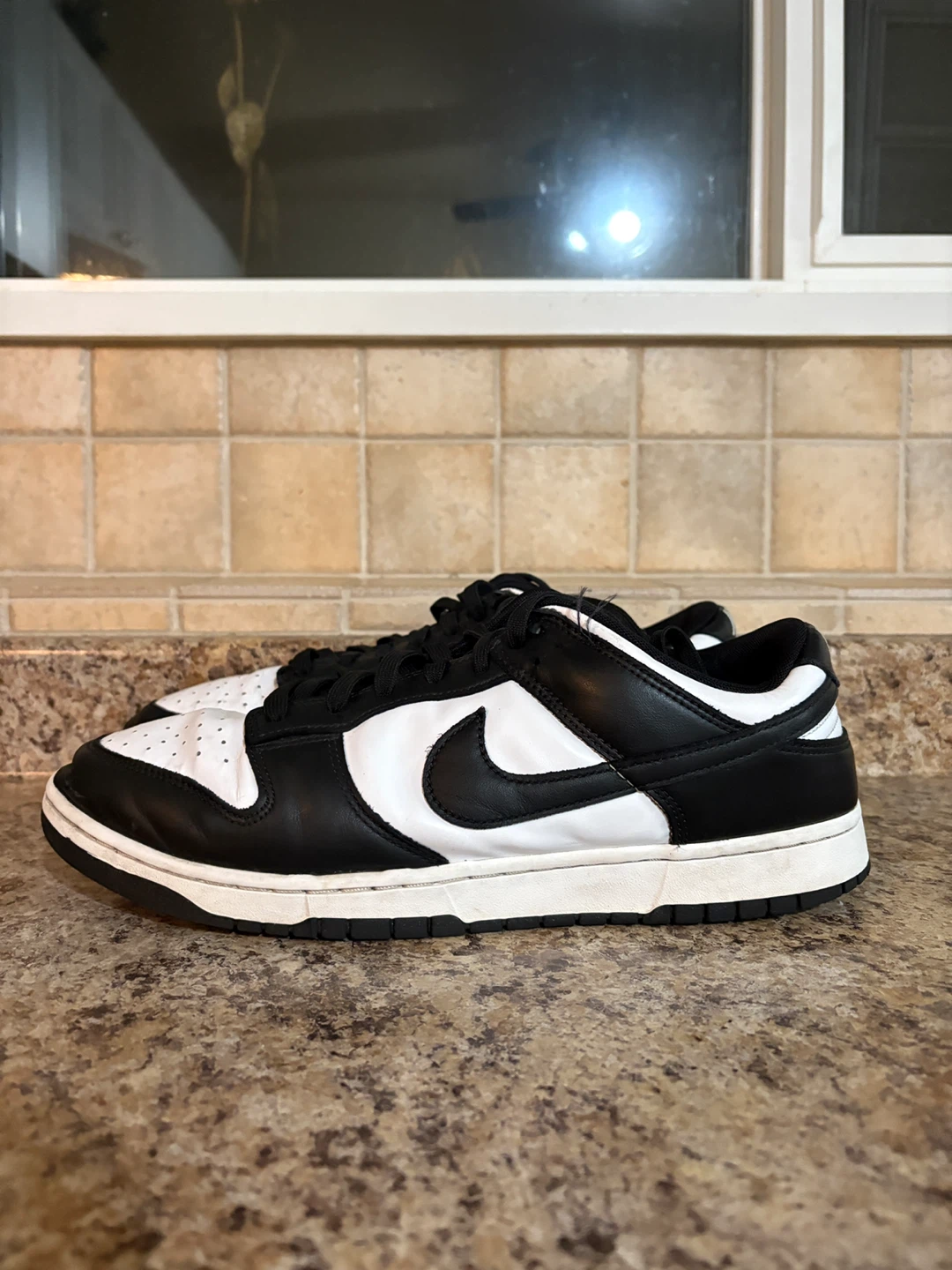 Nike Dunk Low Black White Sneakers - photo 3