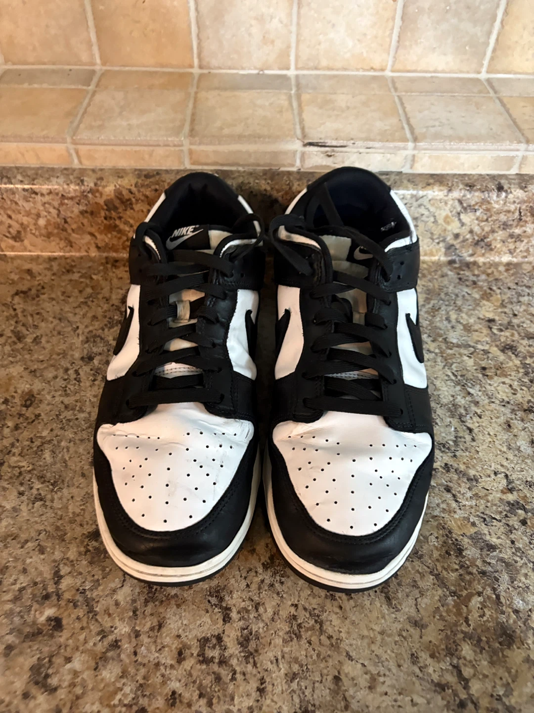 Nike Dunk Low Black White Sneakers - photo 4