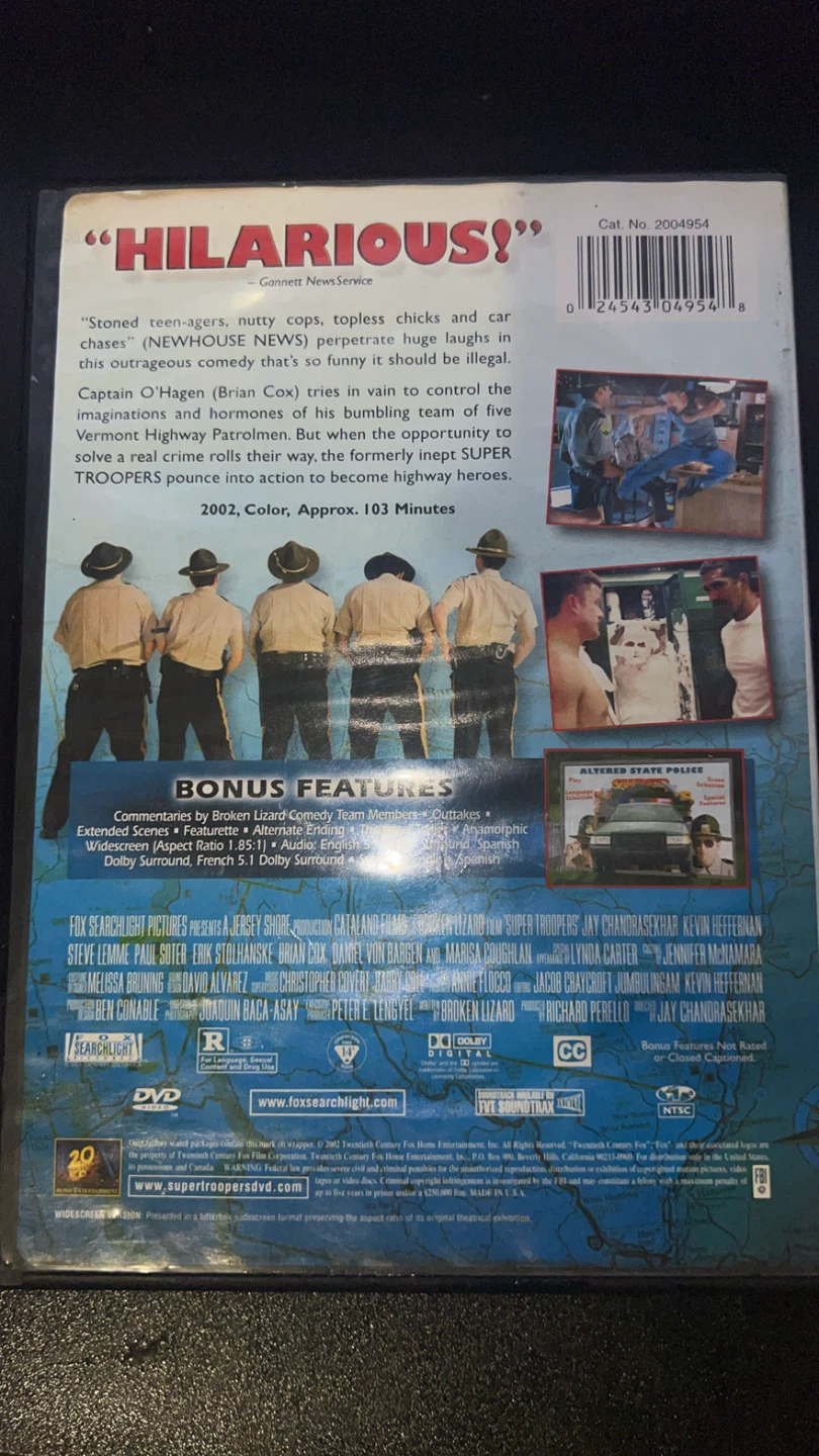 Super Troopers DVD - photo 2