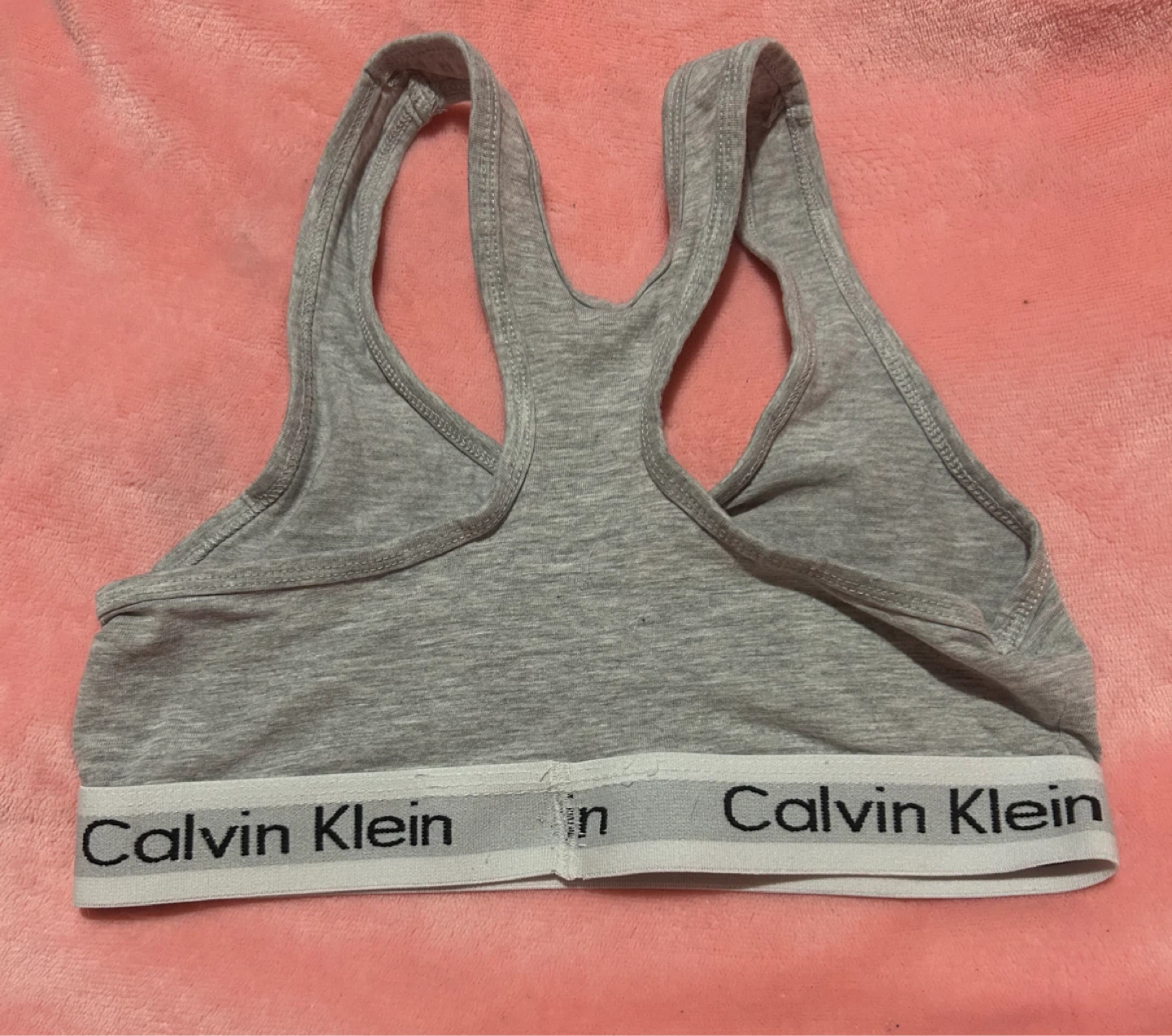 Calvin Klein Sports Bra - Grey, Size M - photo 2