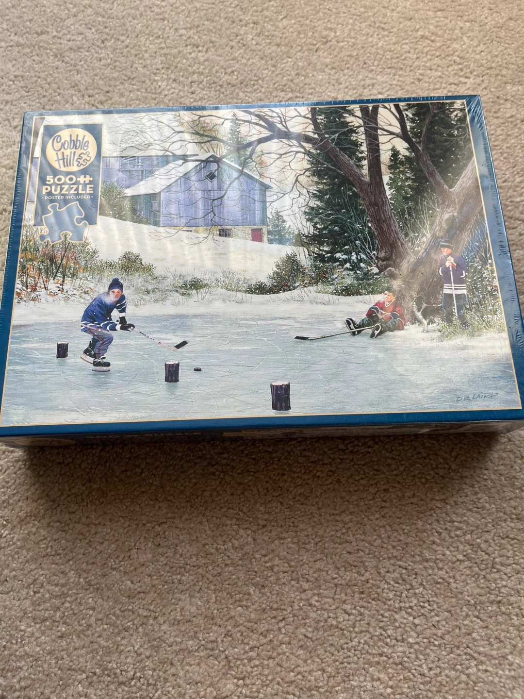 Cobble Hill Hockey Drills 500 Piece Puzzle