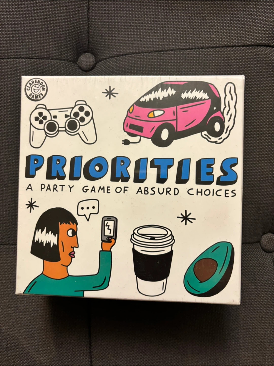 Priorities A Party Game of Absurd Choices Board Game