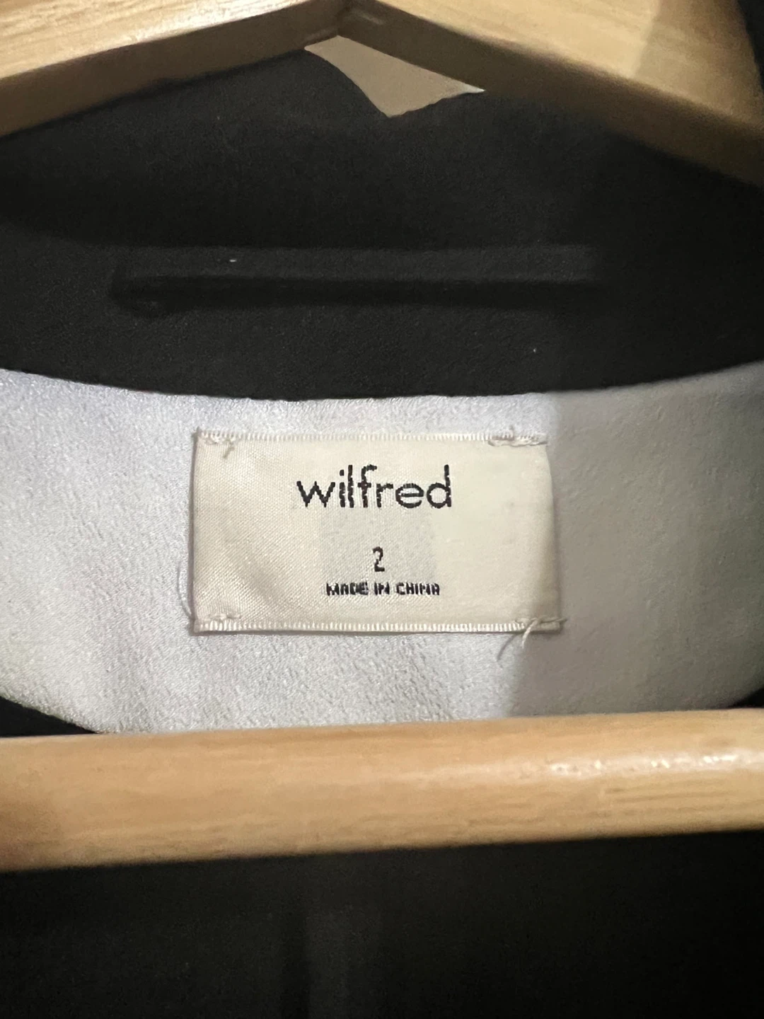 Wilfred Black Blazer Jacket Size 2 - photo 3