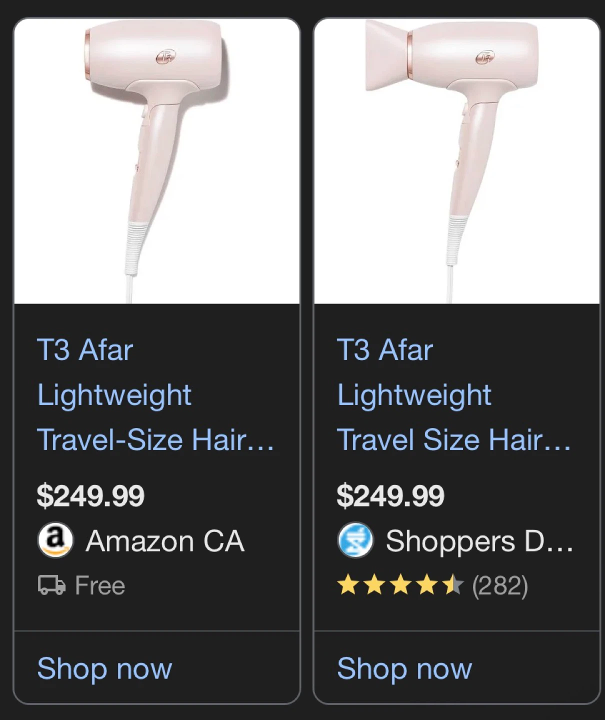 T3 Afar Lightweight Travel Size Hair Dryer - New - photo 4