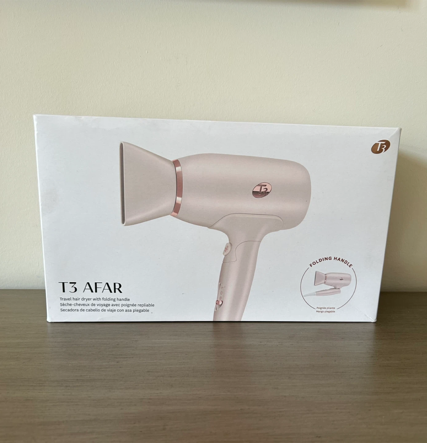 T3 Afar Lightweight Travel Size Hair Dryer - New
