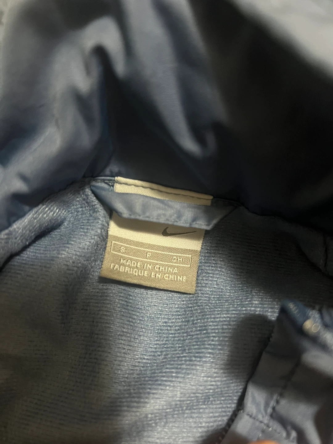 Nike Blue Windbreaker Jacket Size S - photo 2