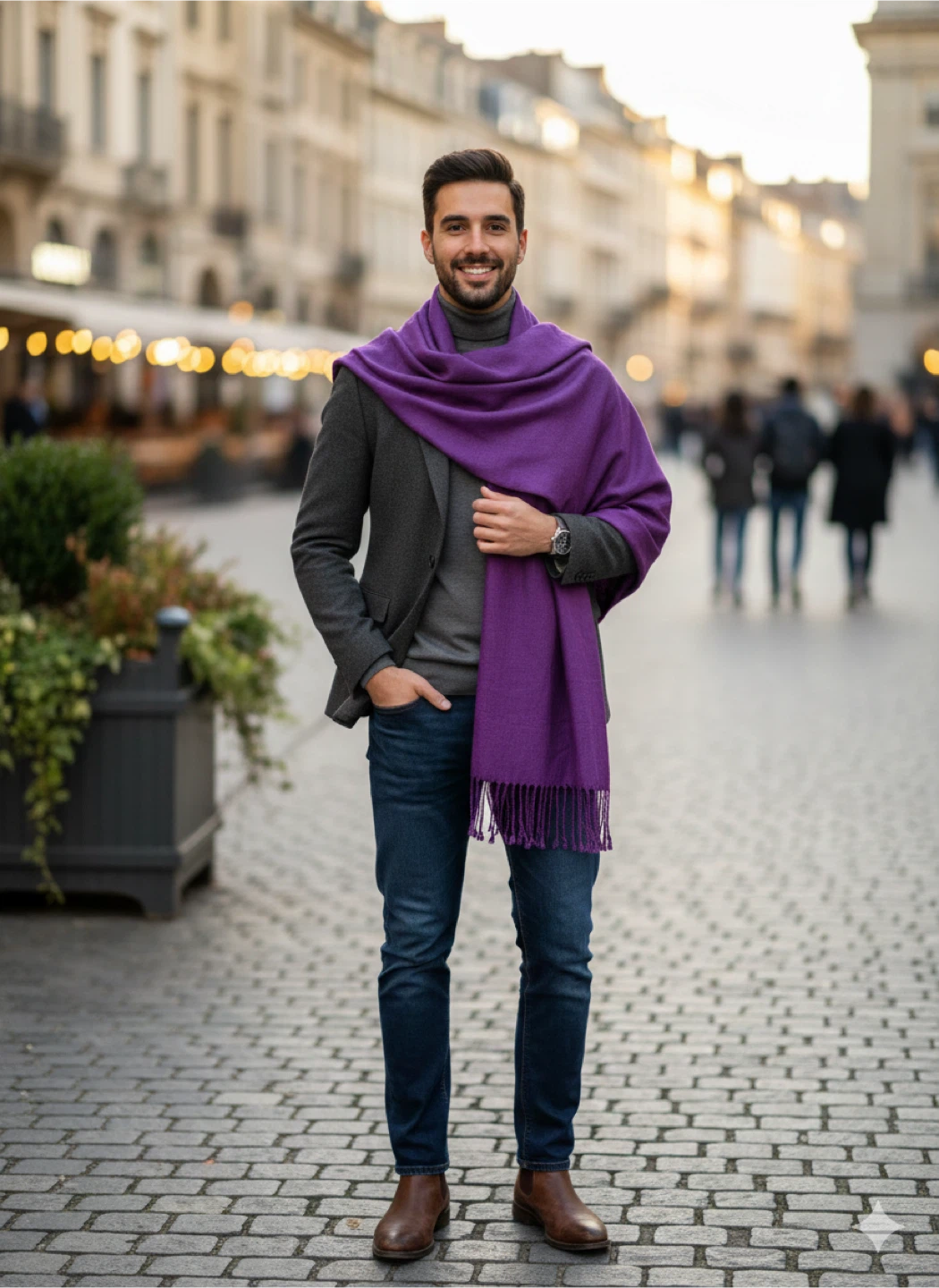 Unisex Fashion Pashmina Scarf - Buy 1 Get 1