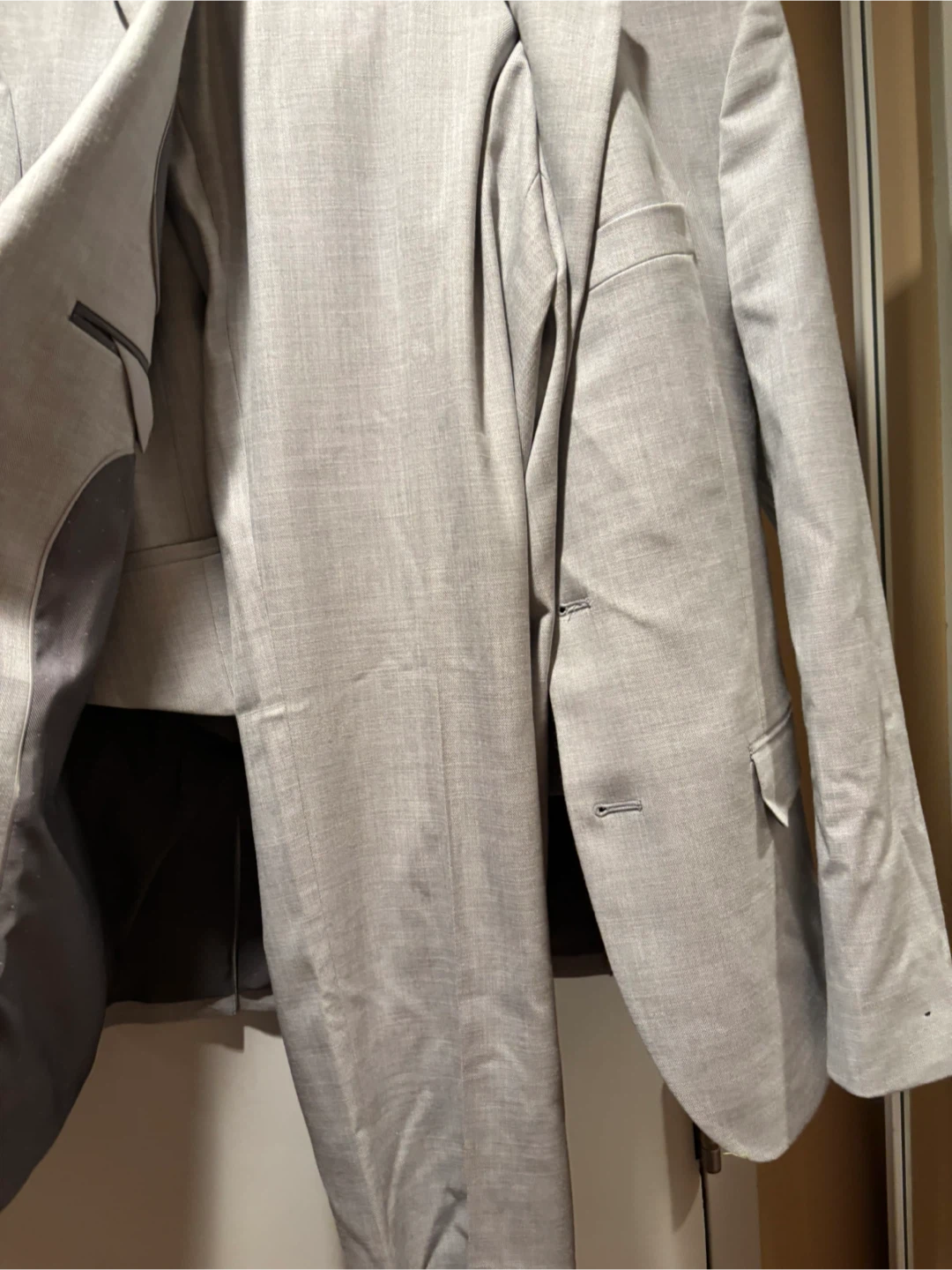 Bew RW&Co Slimfit Light Grey 3-Piece Suit - photo 5