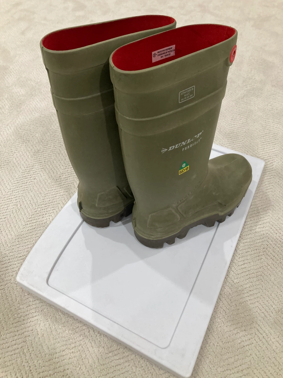 Green Rubber Boots -Size 43 / US10 - photo 2
