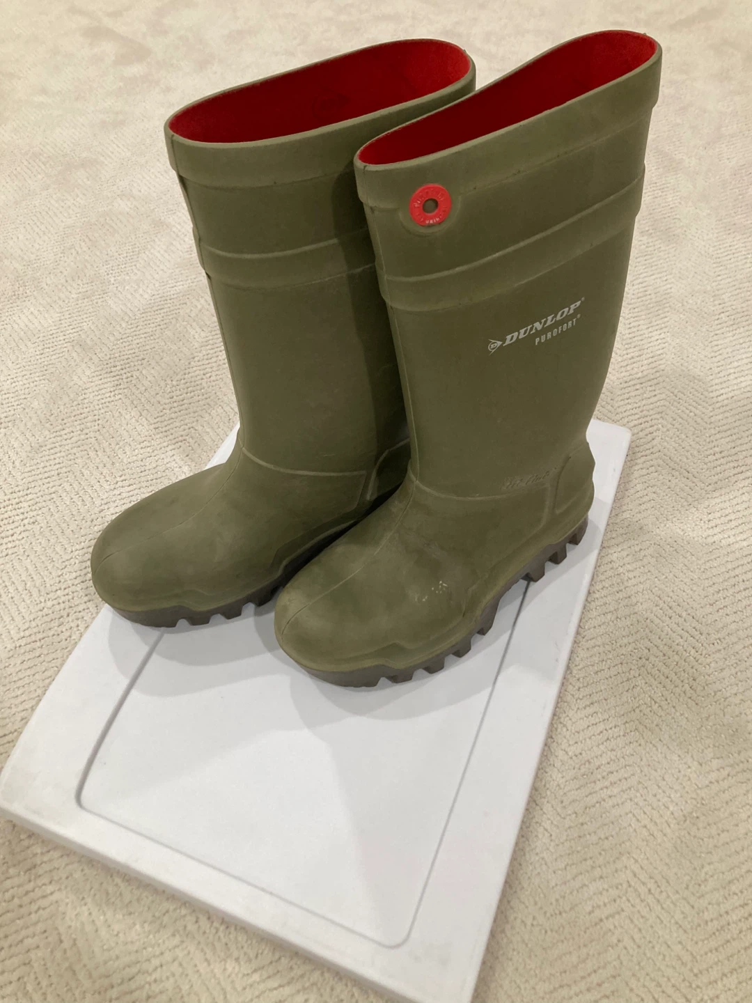 Green Rubber Boots -Size 43 / US10