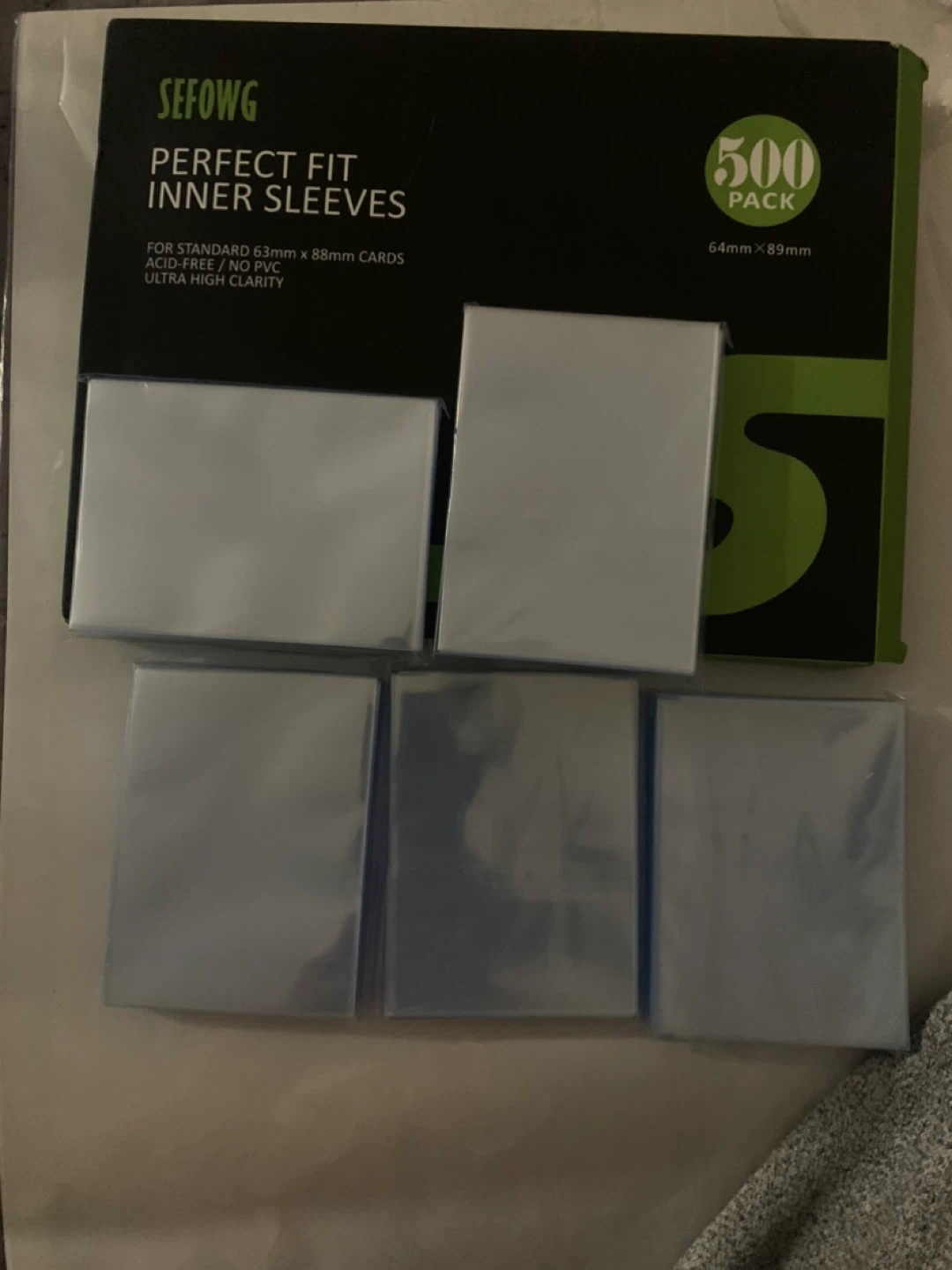 SEFOWG Perfect Fit Inner Sleeves - 500 Pack - photo 2