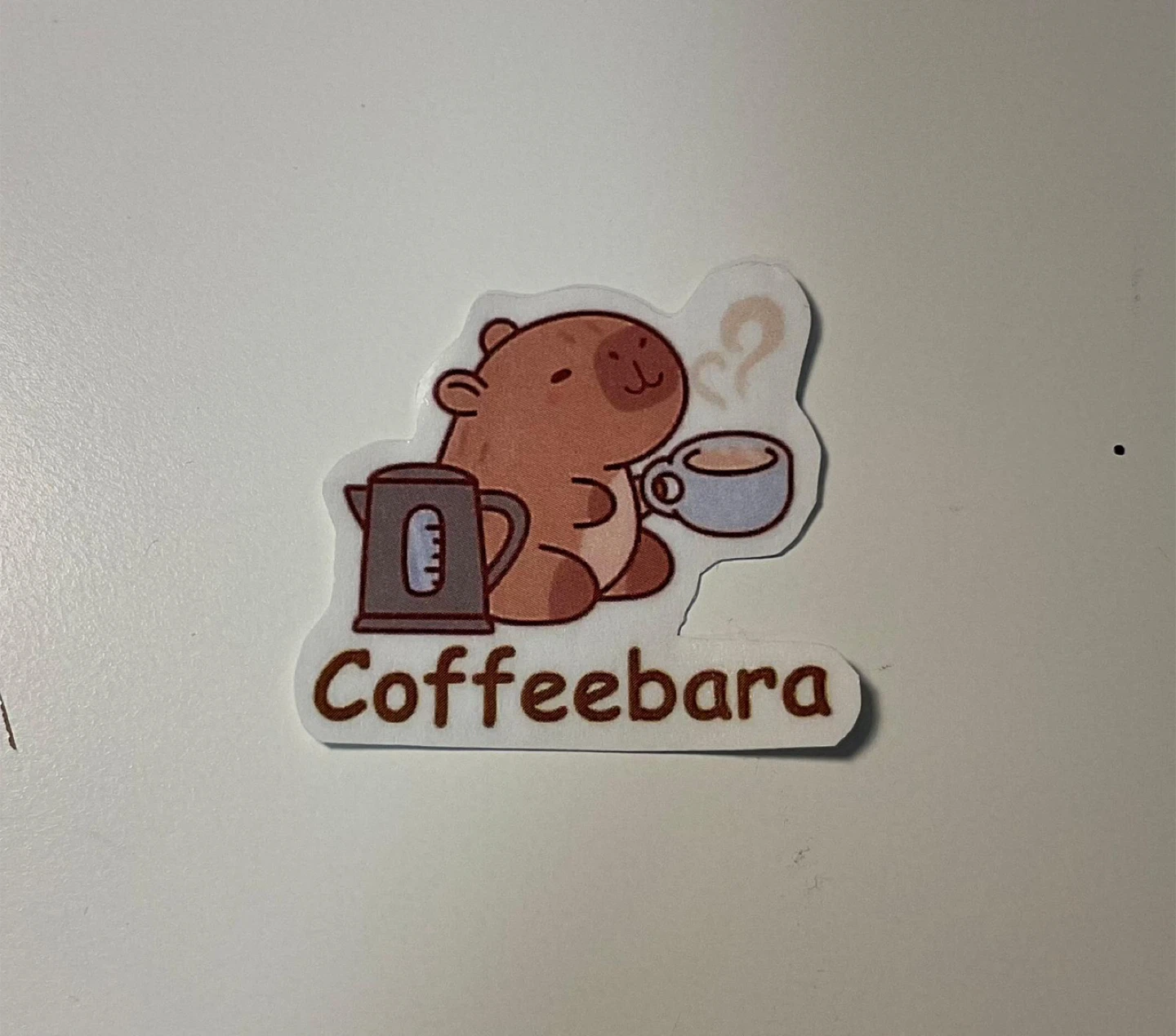 Capybara "Coffeebara" Stickers