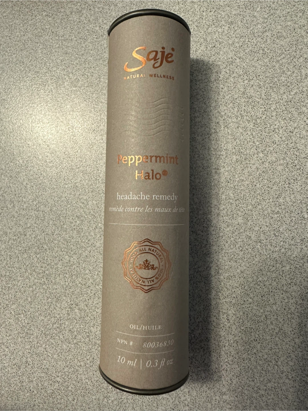 Saje Peppermint Halo Headache Remedy Oil roll on