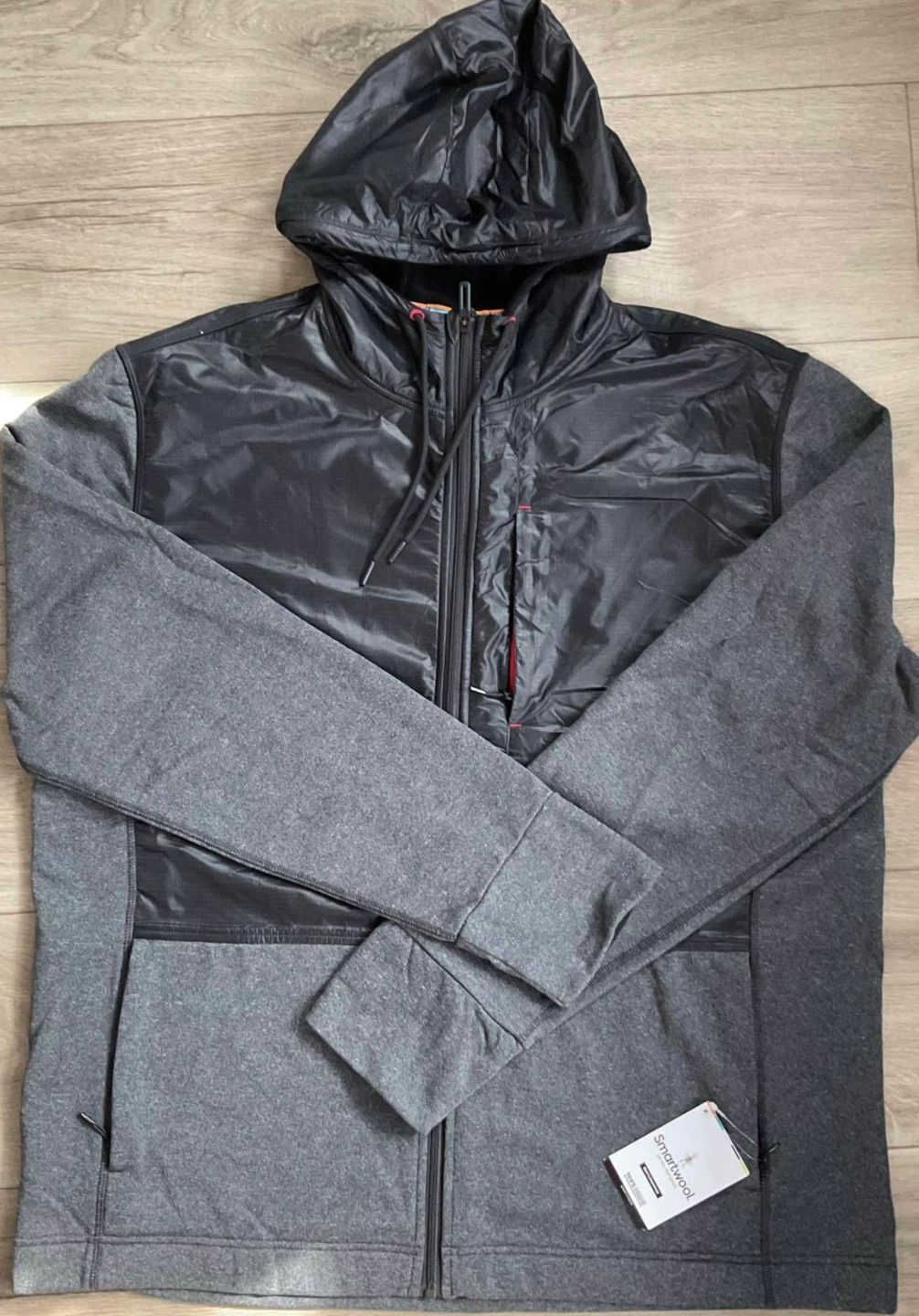 Smartwool Men's XXL Merino Sport Fleece Full Zip Hybrid Hoodie - photo 3